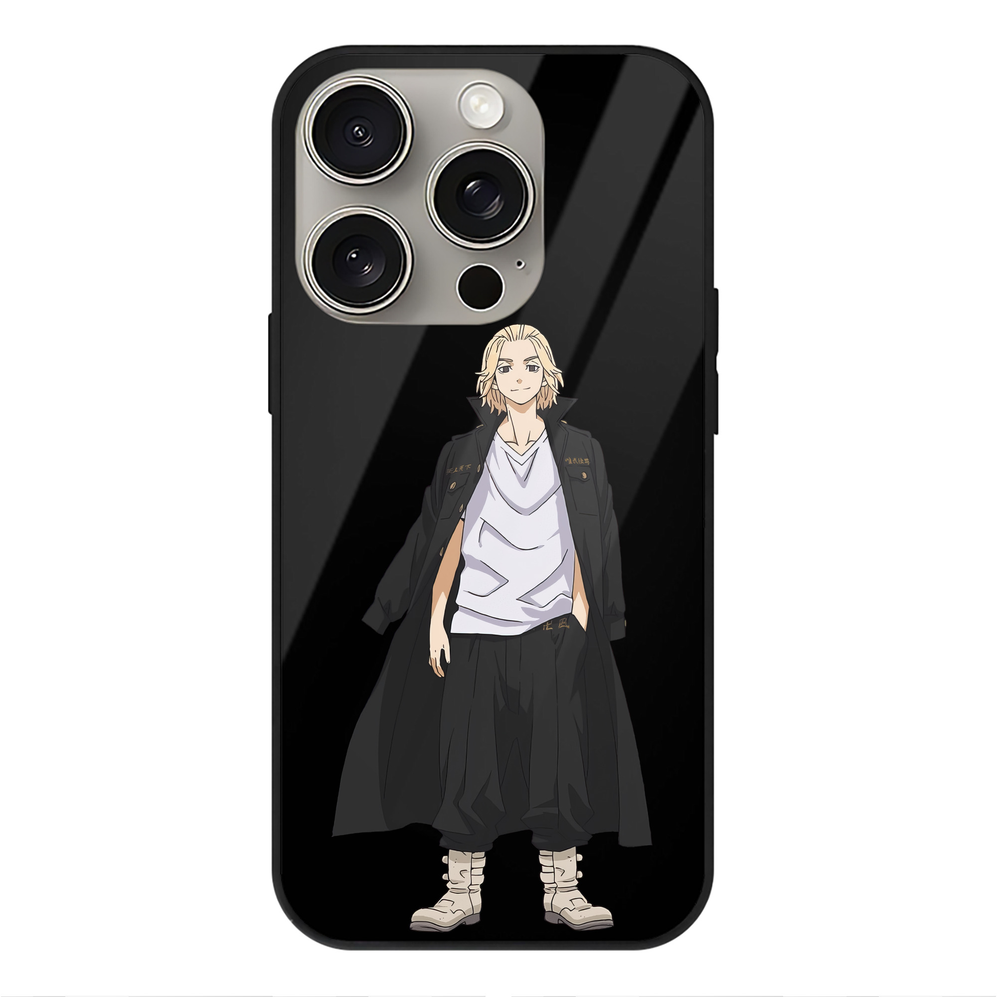 （画像用） 東京リベンジャーズ Tokyo Revengers 【iPhone15Pro対応】スマホケース 耐衝撃＆黄変防止 背面ガラス