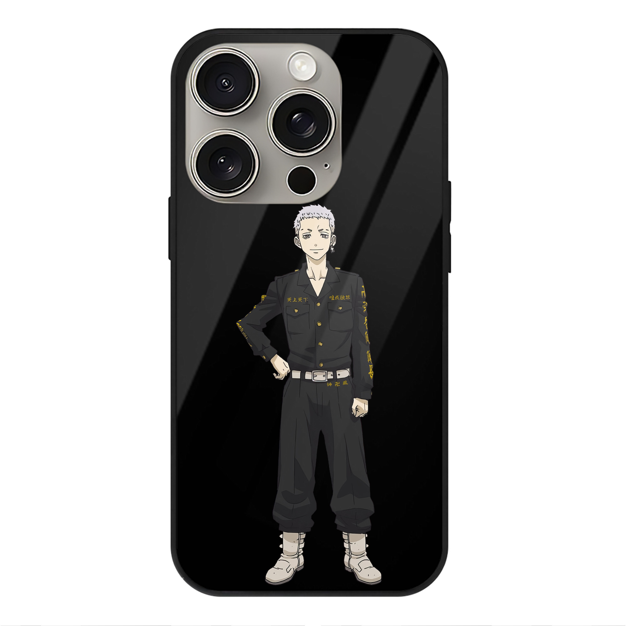 （画像用） 東京リベンジャーズ Tokyo Revengers 【iPhone15Pro対応】スマホケース 耐衝撃＆黄変防止 背面ガラス