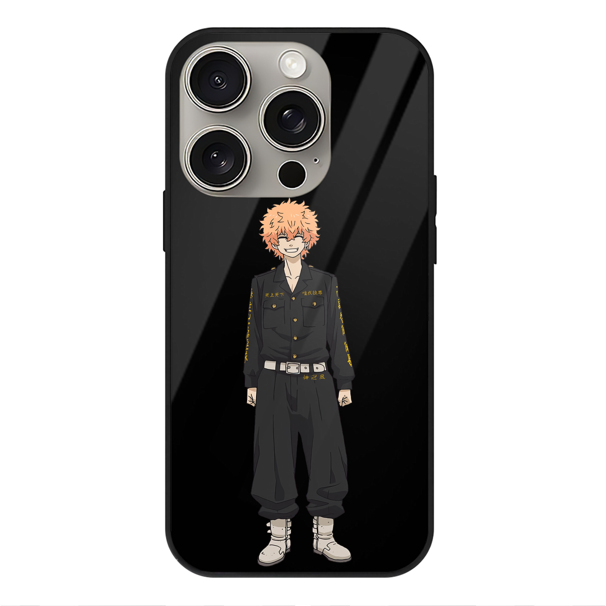 （画像用） 東京リベンジャーズ Tokyo Revengers 【iPhone15Pro対応】スマホケース 耐衝撃＆黄変防止 背面ガラス