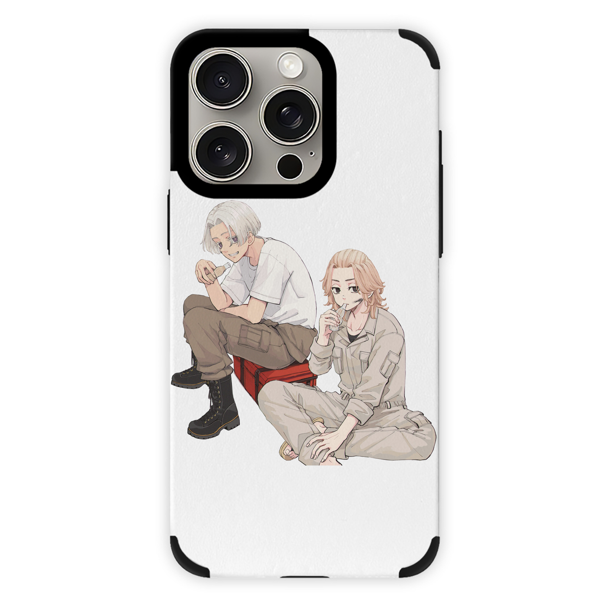 （画像用） 東京リベンジャーズ Tokyo Revengers 【iPhone15ProMax対応】 PUレザー スマホケース 耐衝撃＆黄変防止