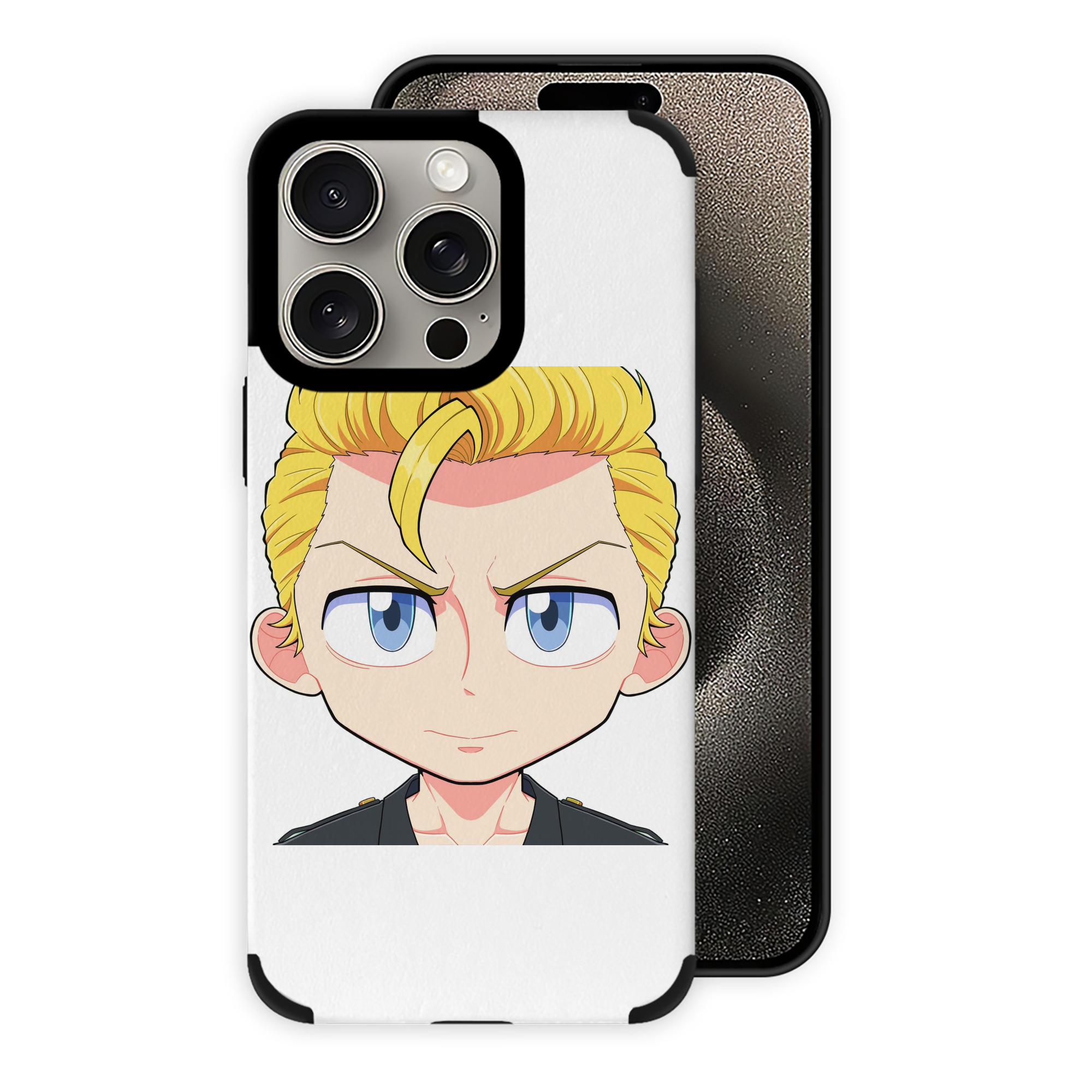 （画像用） 東京リベンジャーズ Tokyo Revengers 【iPhone15ProMax対応】 PUレザー スマホケース 耐衝撃＆黄変防止