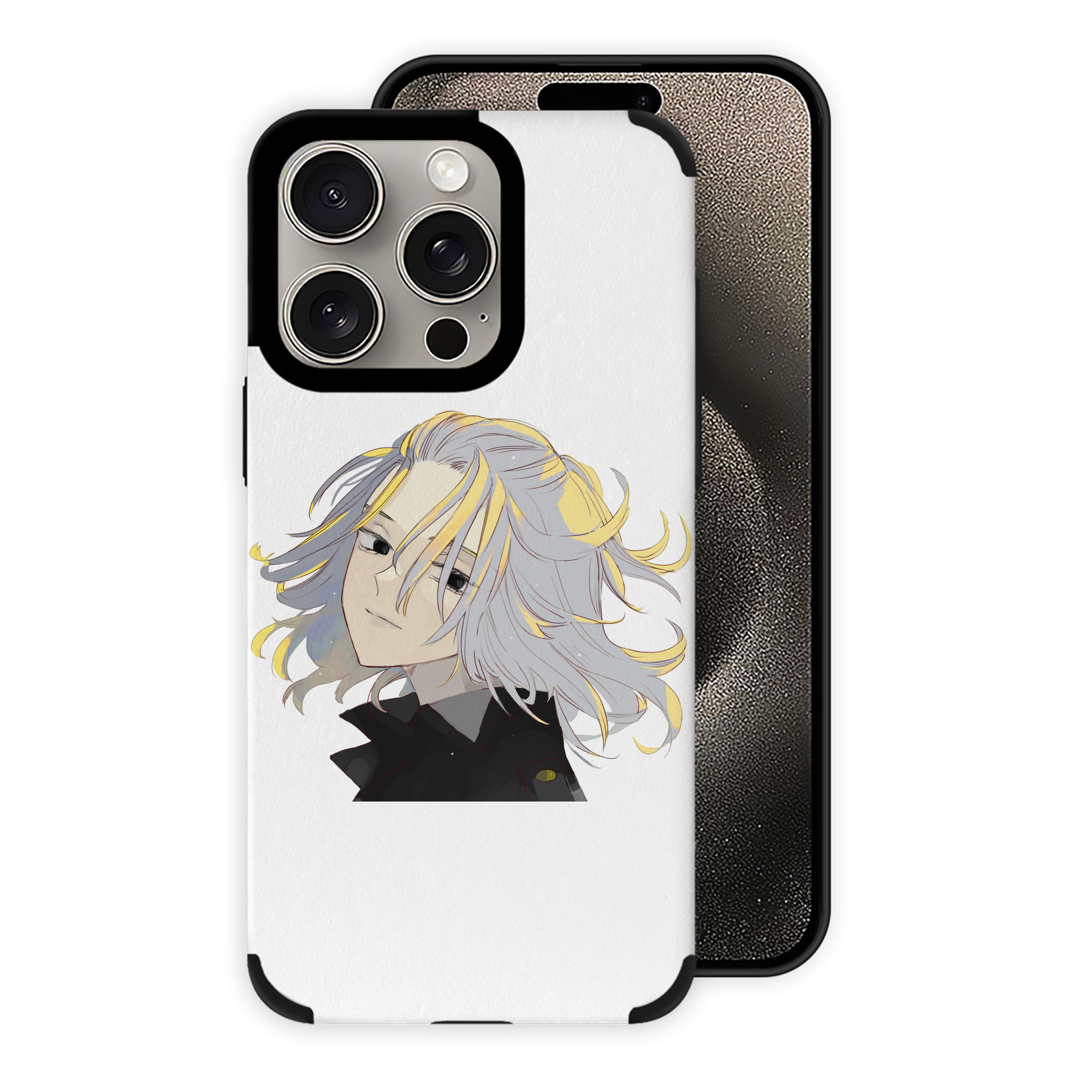 （画像用） 東京リベンジャーズ Tokyo Revengers 【iPhone15ProMax対応】 PUレザー スマホケース 耐衝撃＆黄変防止