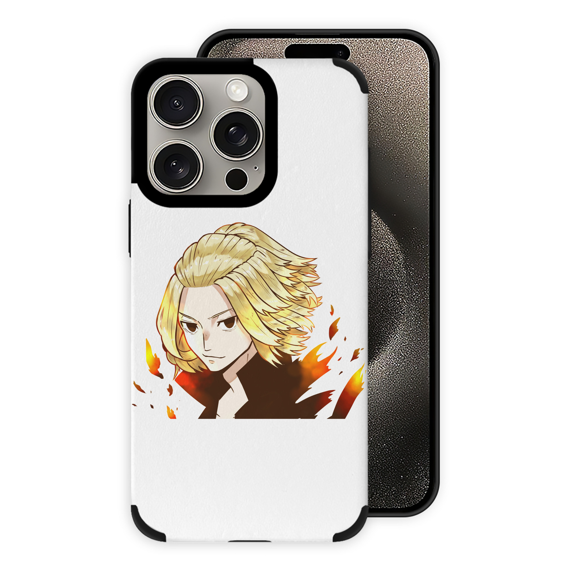 （画像用） 東京リベンジャーズ Tokyo Revengers 【iPhone15ProMax対応】 PUレザー スマホケース 耐衝撃＆黄変防止