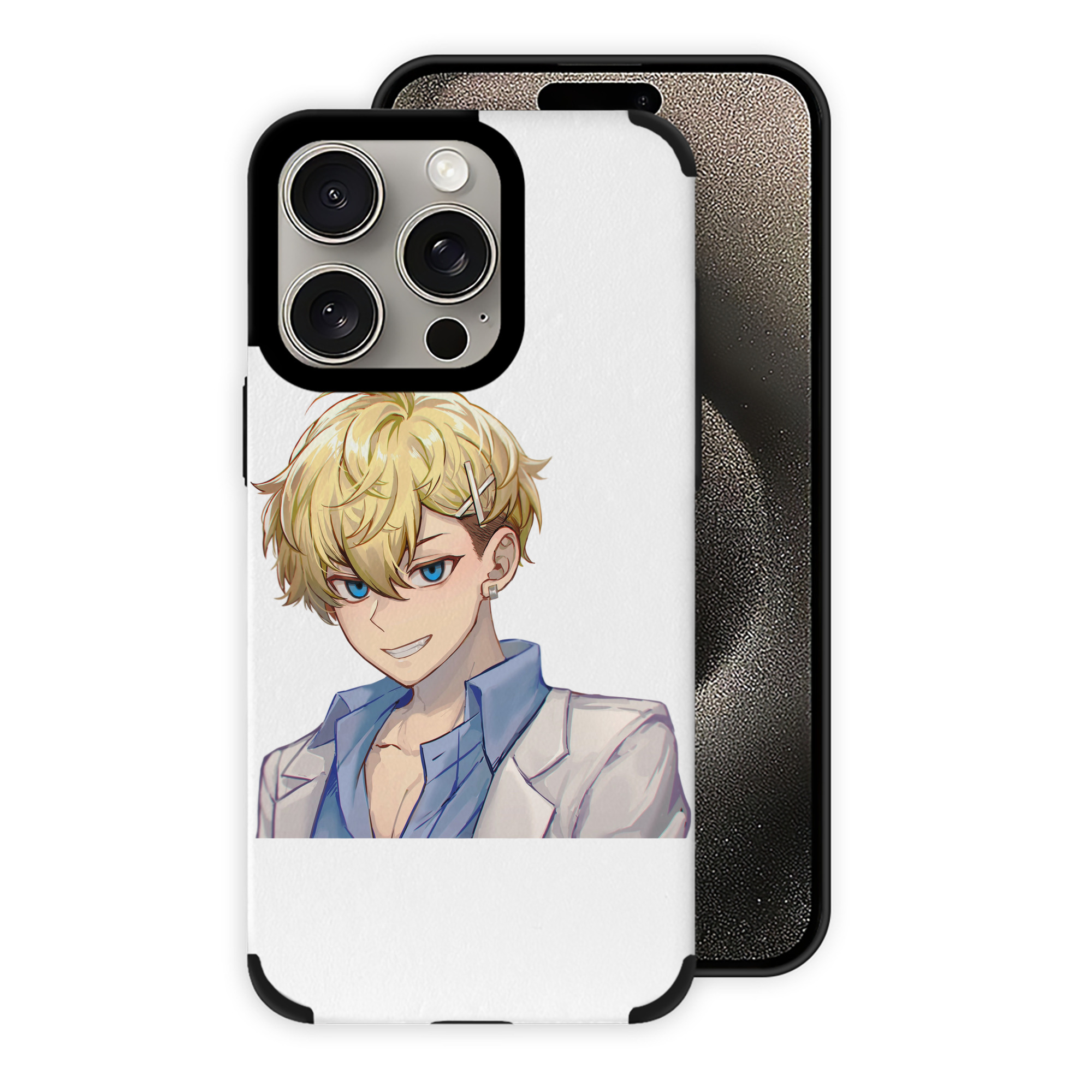 （画像用） 東京リベンジャーズ Tokyo Revengers 【iPhone15ProMax対応】 PUレザー スマホケース 耐衝撃＆黄変防止