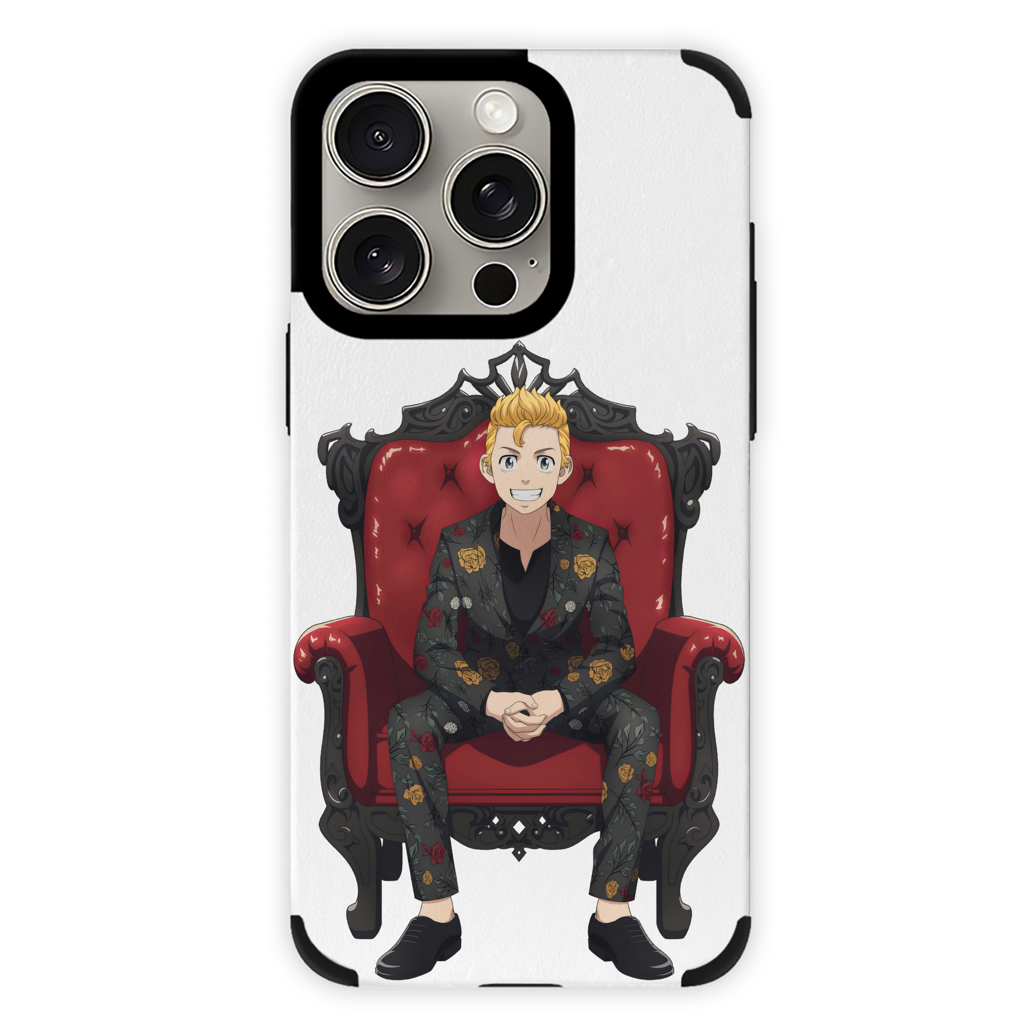 （画像用） 東京リベンジャーズ Tokyo Revengers 【iPhone15ProMax対応】 PUレザー スマホケース 耐衝撃＆黄変防止