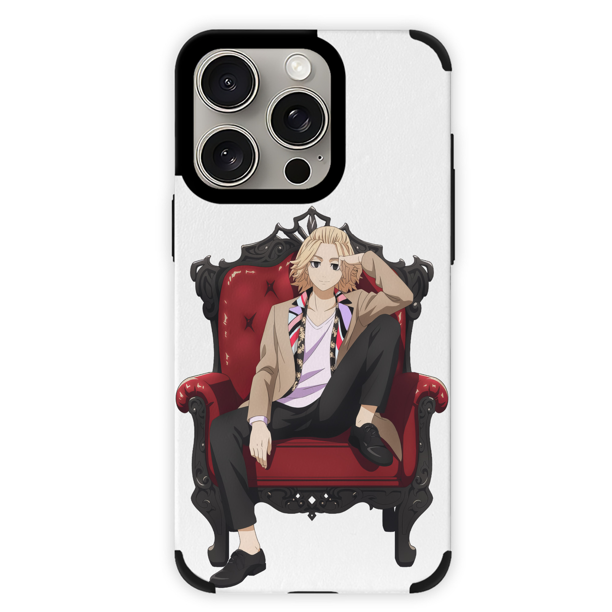 （画像用） 東京リベンジャーズ Tokyo Revengers 【iPhone15ProMax対応】 PUレザー スマホケース 耐衝撃＆黄変防止
