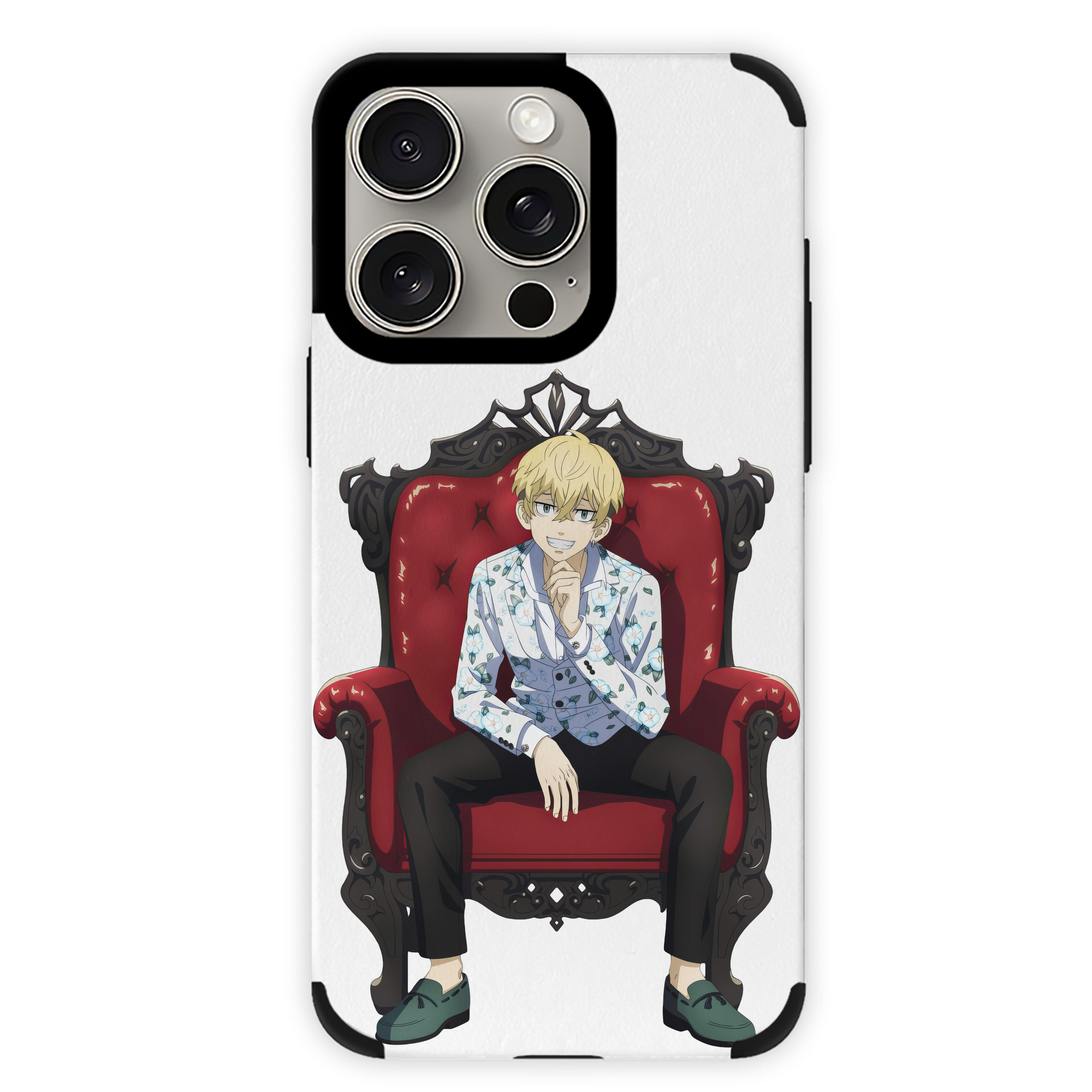 （画像用） 東京リベンジャーズ Tokyo Revengers 【iPhone15ProMax対応】 PUレザー スマホケース 耐衝撃＆黄変防止