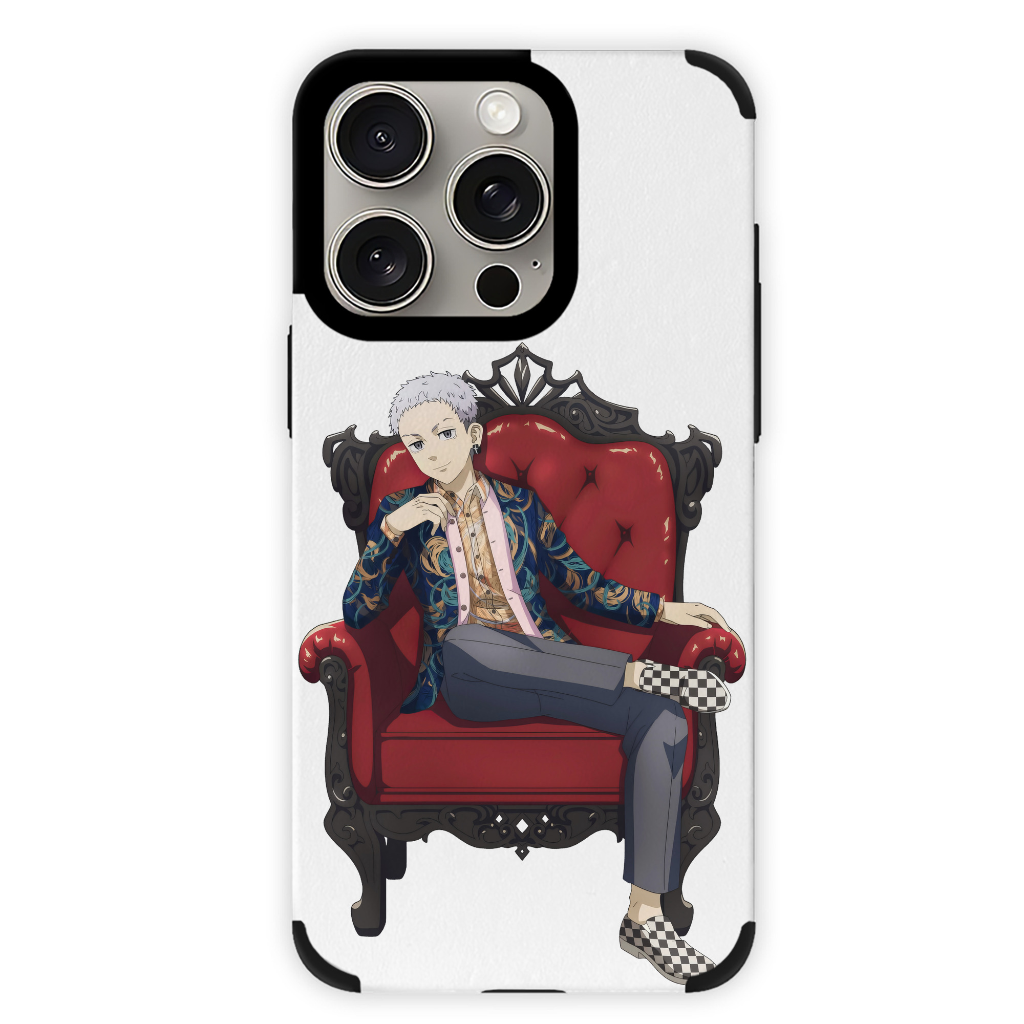 （画像用） 東京リベンジャーズ Tokyo Revengers 【iPhone15ProMax対応】 PUレザー スマホケース 耐衝撃＆黄変防止