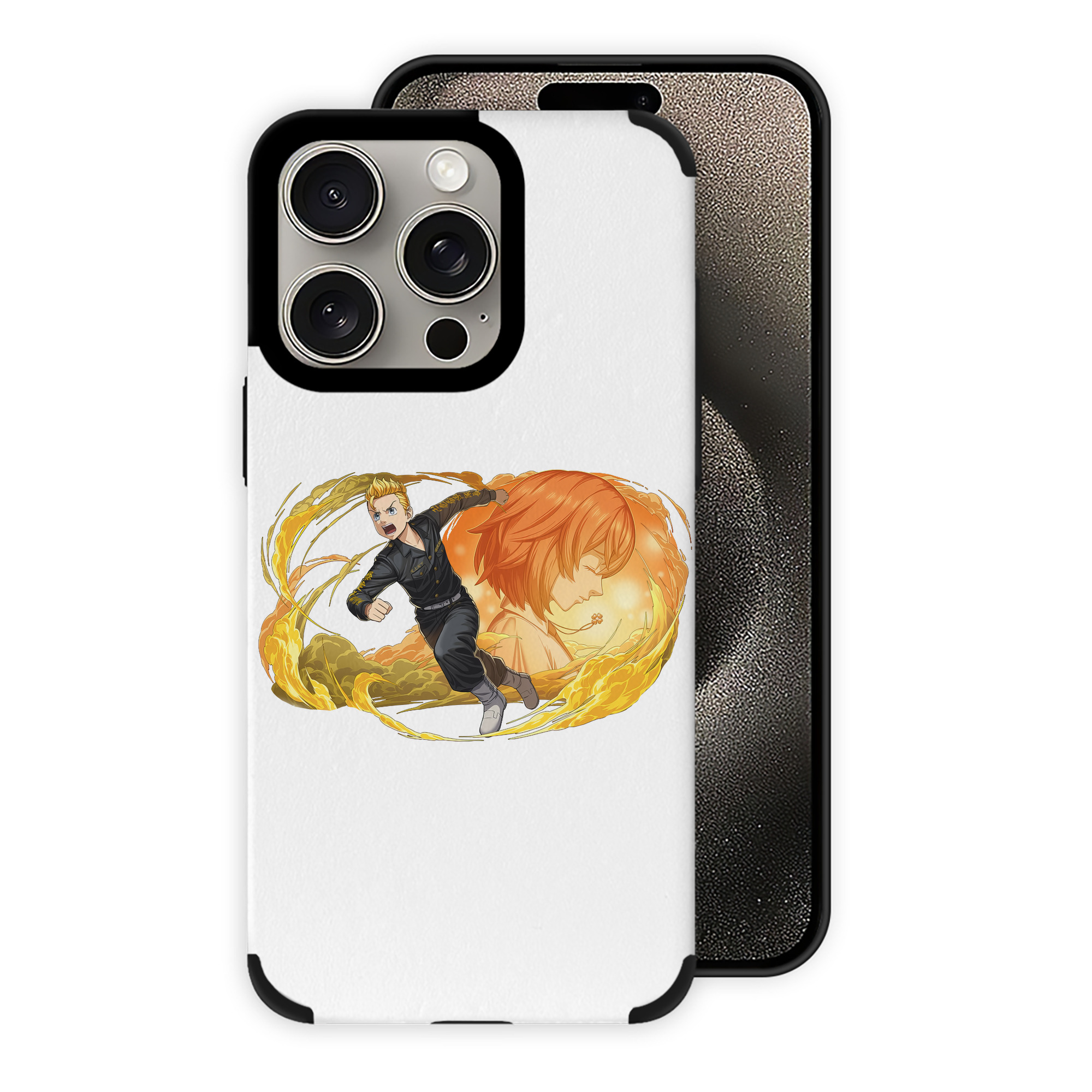 （画像用） 東京リベンジャーズ Tokyo Revengers 【iPhone15ProMax対応】 PUレザー スマホケース 耐衝撃＆黄変防止