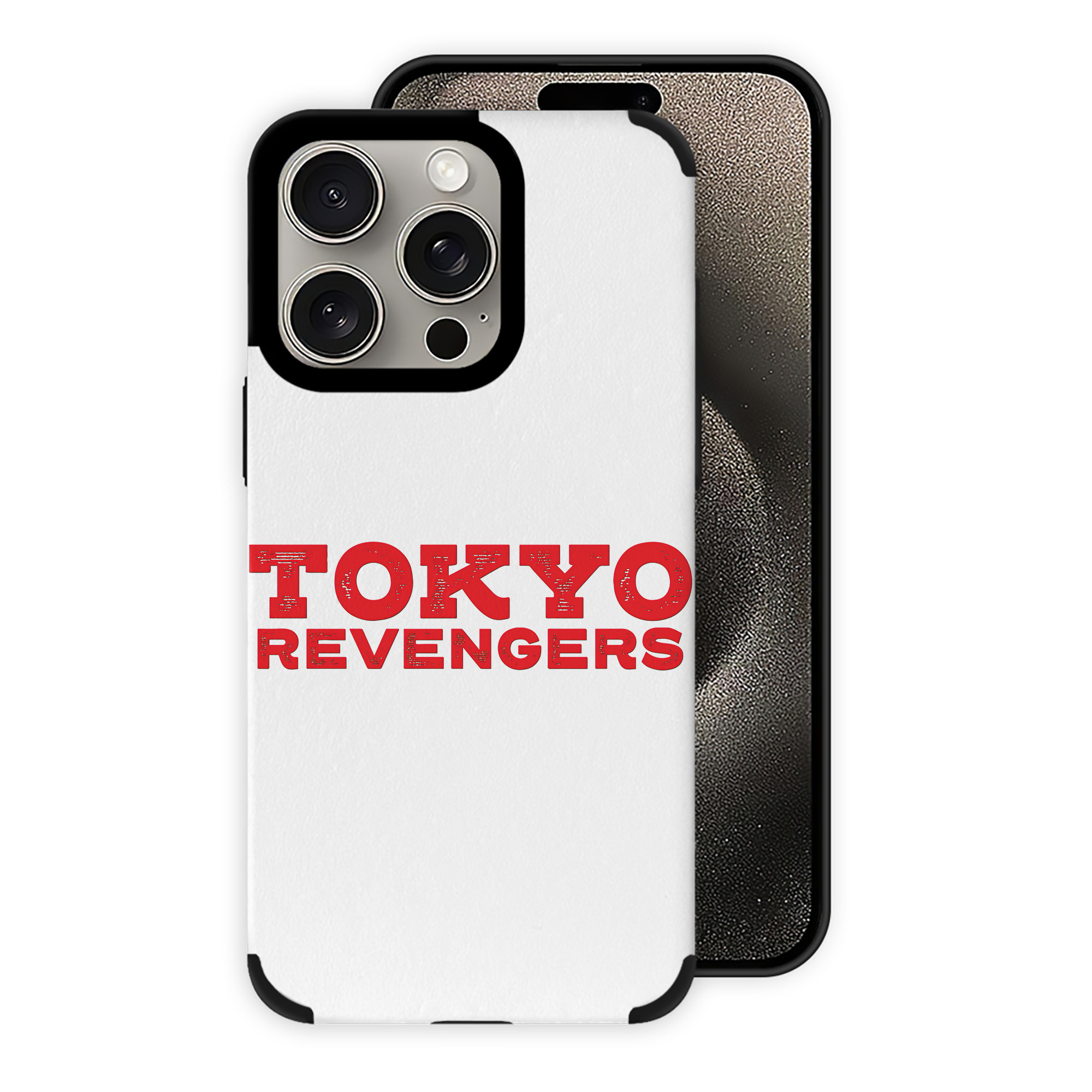 （画像用） 東京リベンジャーズ Tokyo Revengers 【iPhone15ProMax対応】 PUレザー スマホケース 耐衝撃＆黄変防止