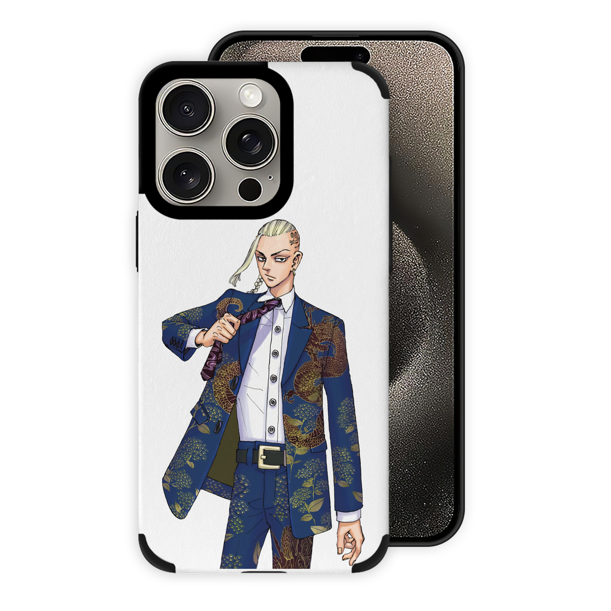 （画像用） 東京リベンジャーズ Tokyo Revengers 【iPhone15ProMax対応】 PUレザー スマホケース 耐衝撃＆黄変防止