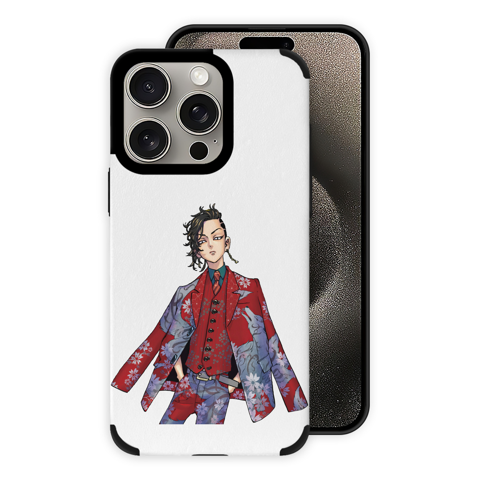（画像用） 東京リベンジャーズ Tokyo Revengers 【iPhone15ProMax対応】 PUレザー スマホケース 耐衝撃＆黄変防止