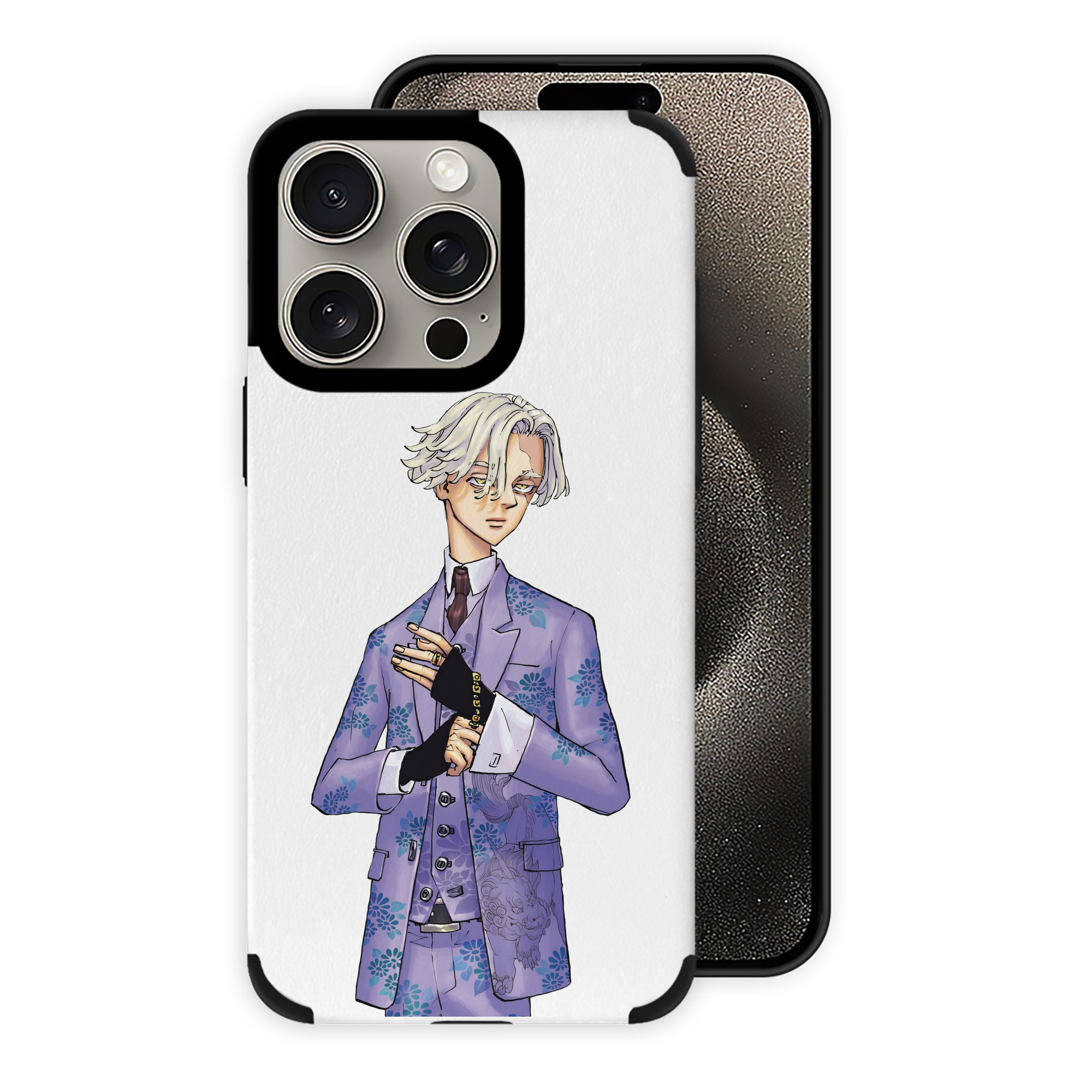 （画像用） 東京リベンジャーズ Tokyo Revengers 【iPhone15ProMax対応】 PUレザー スマホケース 耐衝撃＆黄変防止