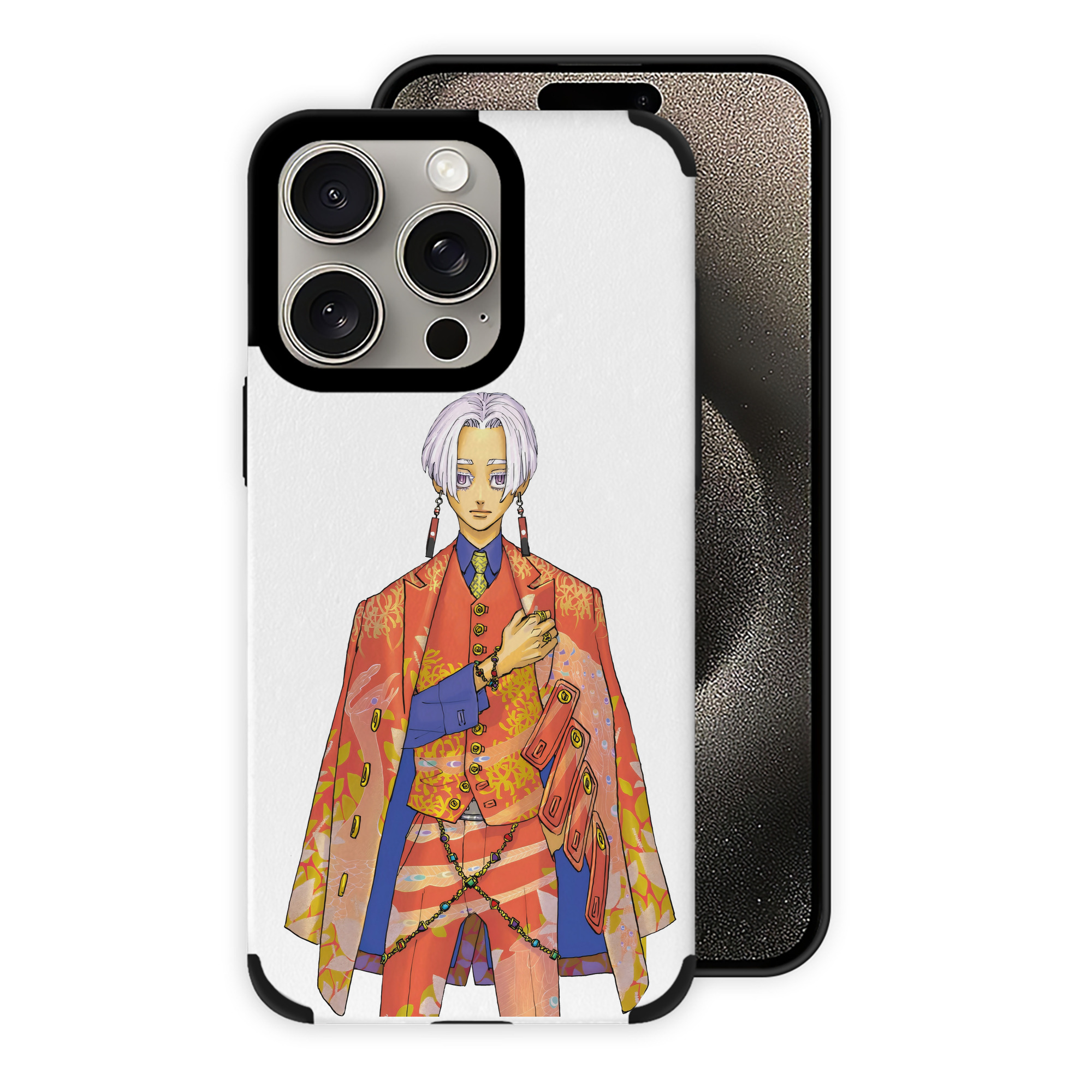 （画像用） 東京リベンジャーズ Tokyo Revengers 【iPhone15ProMax対応】 PUレザー スマホケース 耐衝撃＆黄変防止