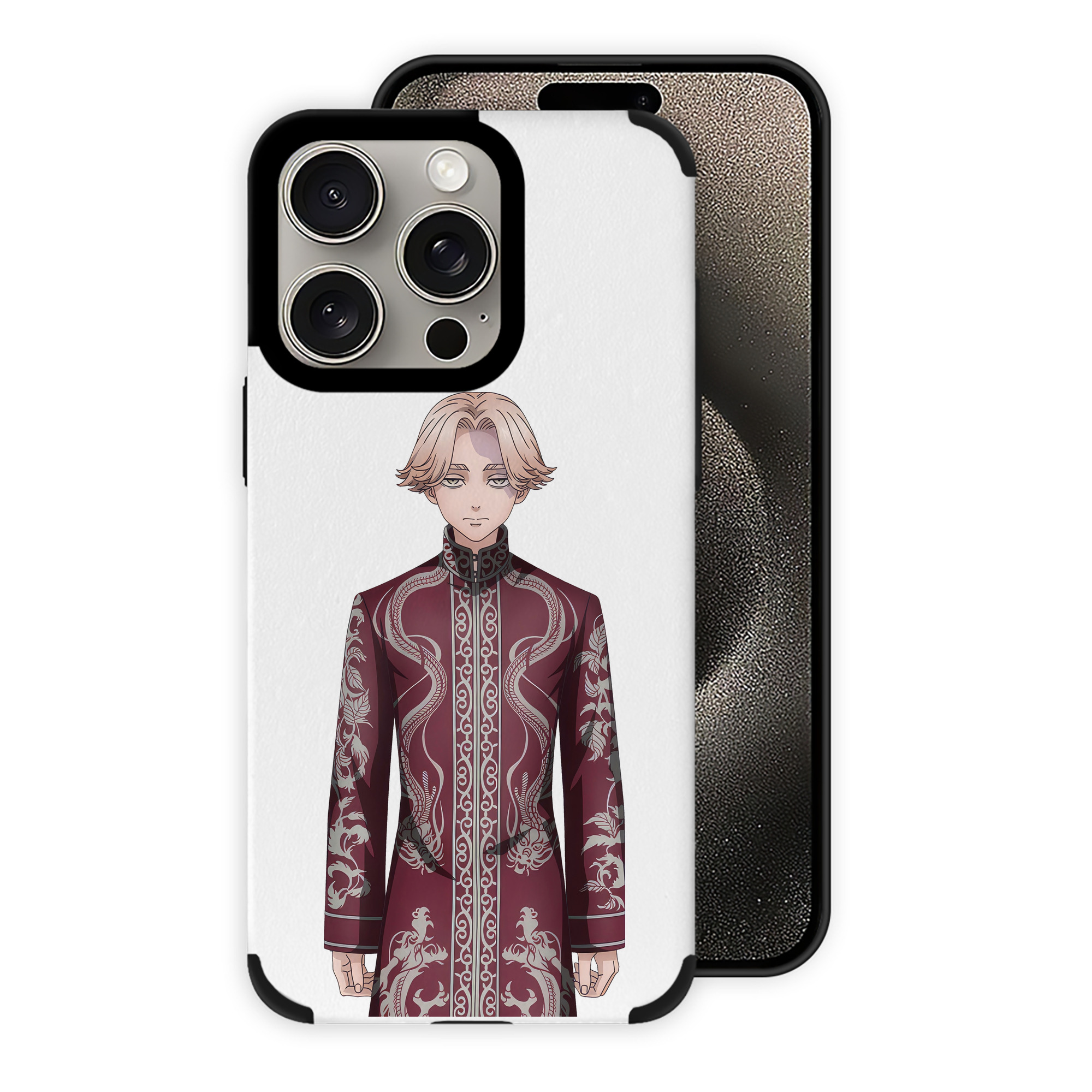 （画像用） 東京リベンジャーズ Tokyo Revengers 【iPhone15ProMax対応】 PUレザー スマホケース 耐衝撃＆黄変防止