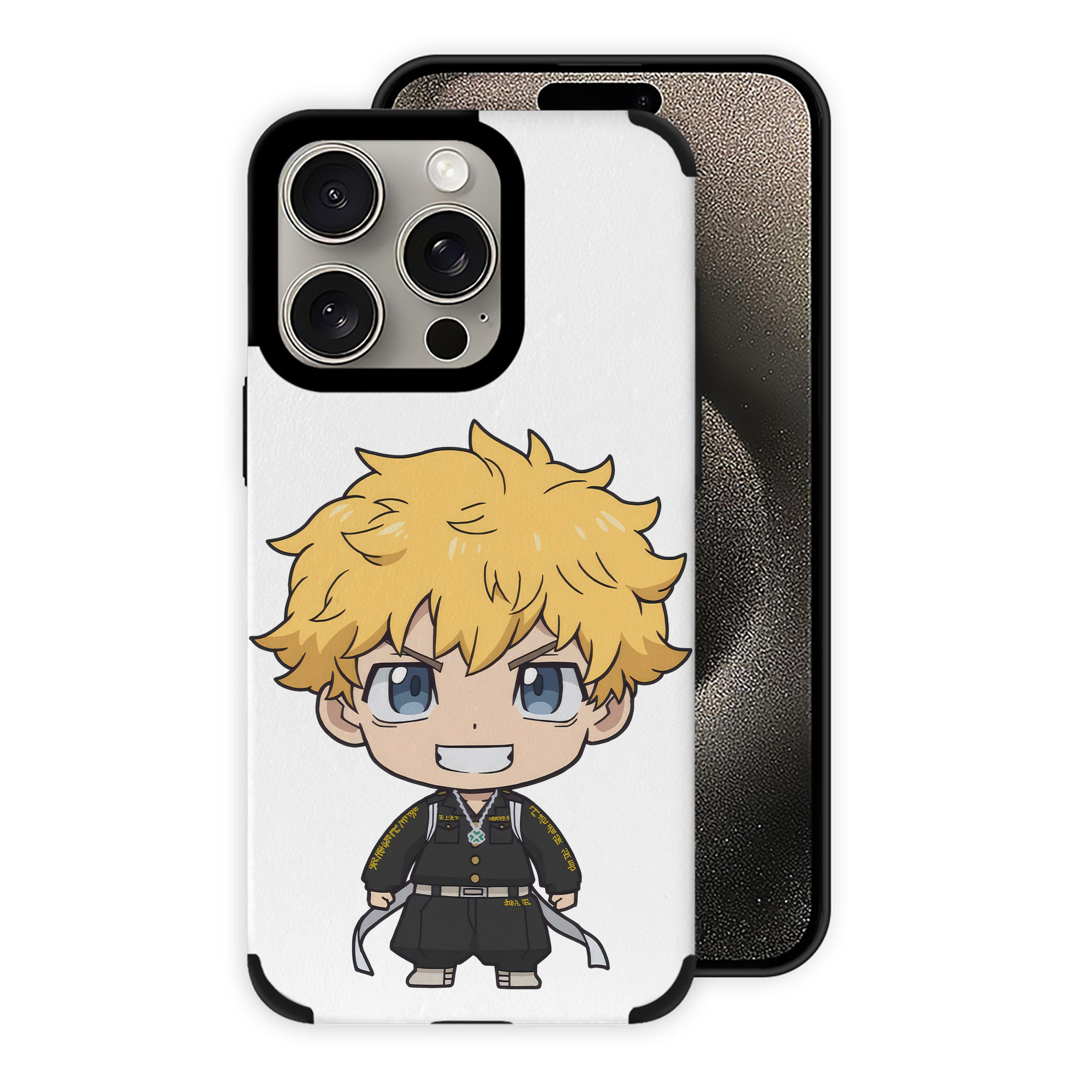 （画像用） 東京リベンジャーズ Tokyo Revengers 【iPhone15ProMax対応】 PUレザー スマホケース 耐衝撃＆黄変防止