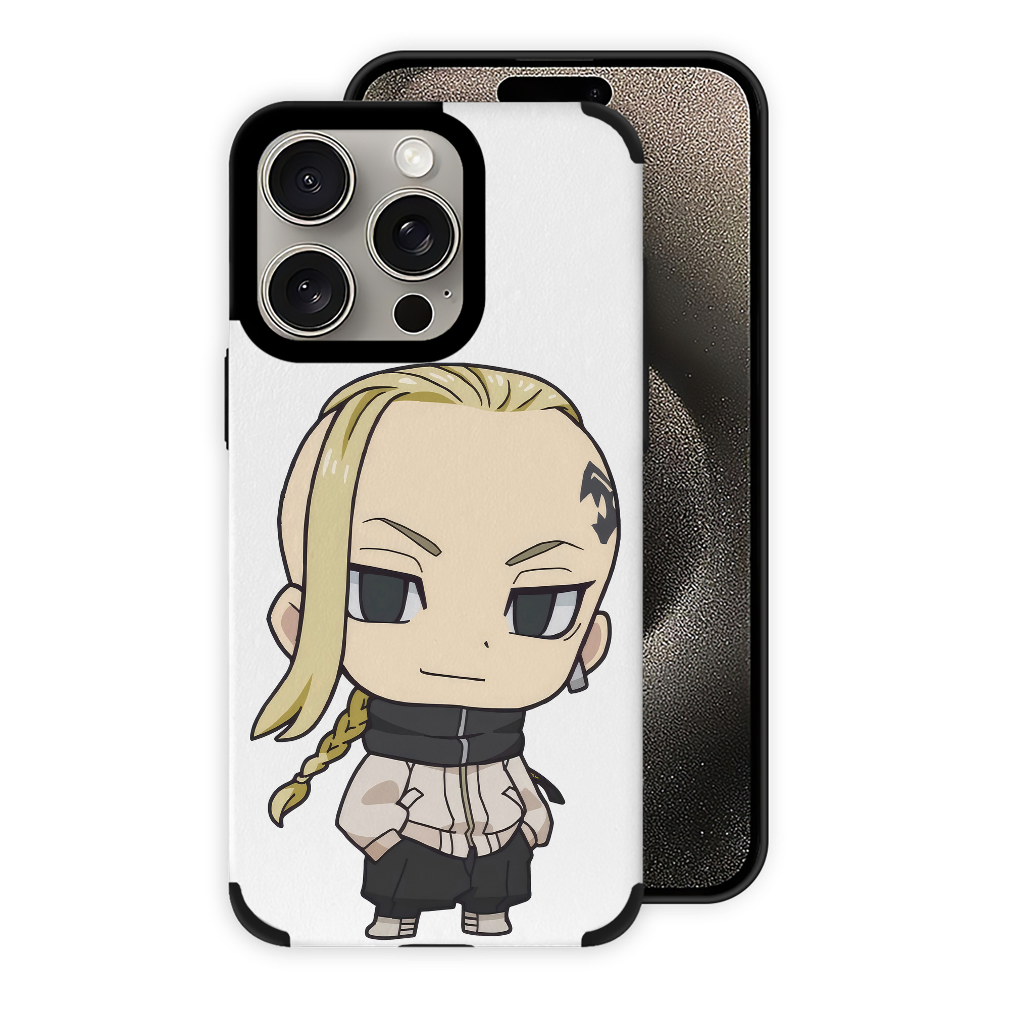 （画像用） 東京リベンジャーズ Tokyo Revengers 【iPhone15ProMax対応】 PUレザー スマホケース 耐衝撃＆黄変防止