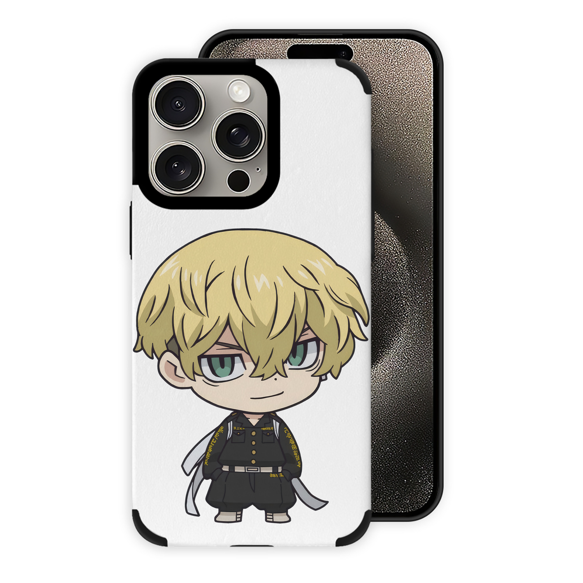 （画像用） 東京リベンジャーズ Tokyo Revengers 【iPhone15ProMax対応】 PUレザー スマホケース 耐衝撃＆黄変防止