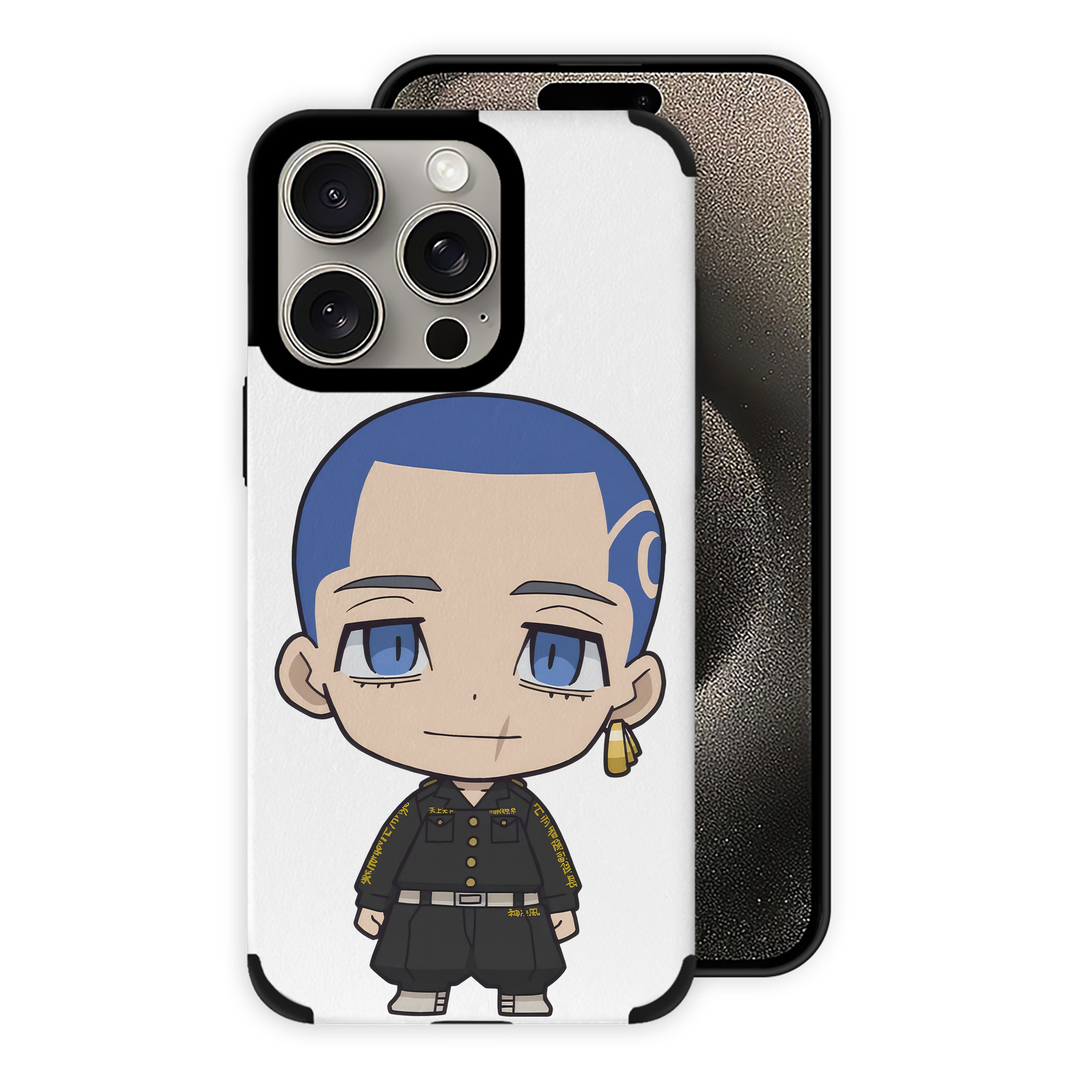 （画像用） 東京リベンジャーズ Tokyo Revengers 【iPhone15ProMax対応】 PUレザー スマホケース 耐衝撃＆黄変防止