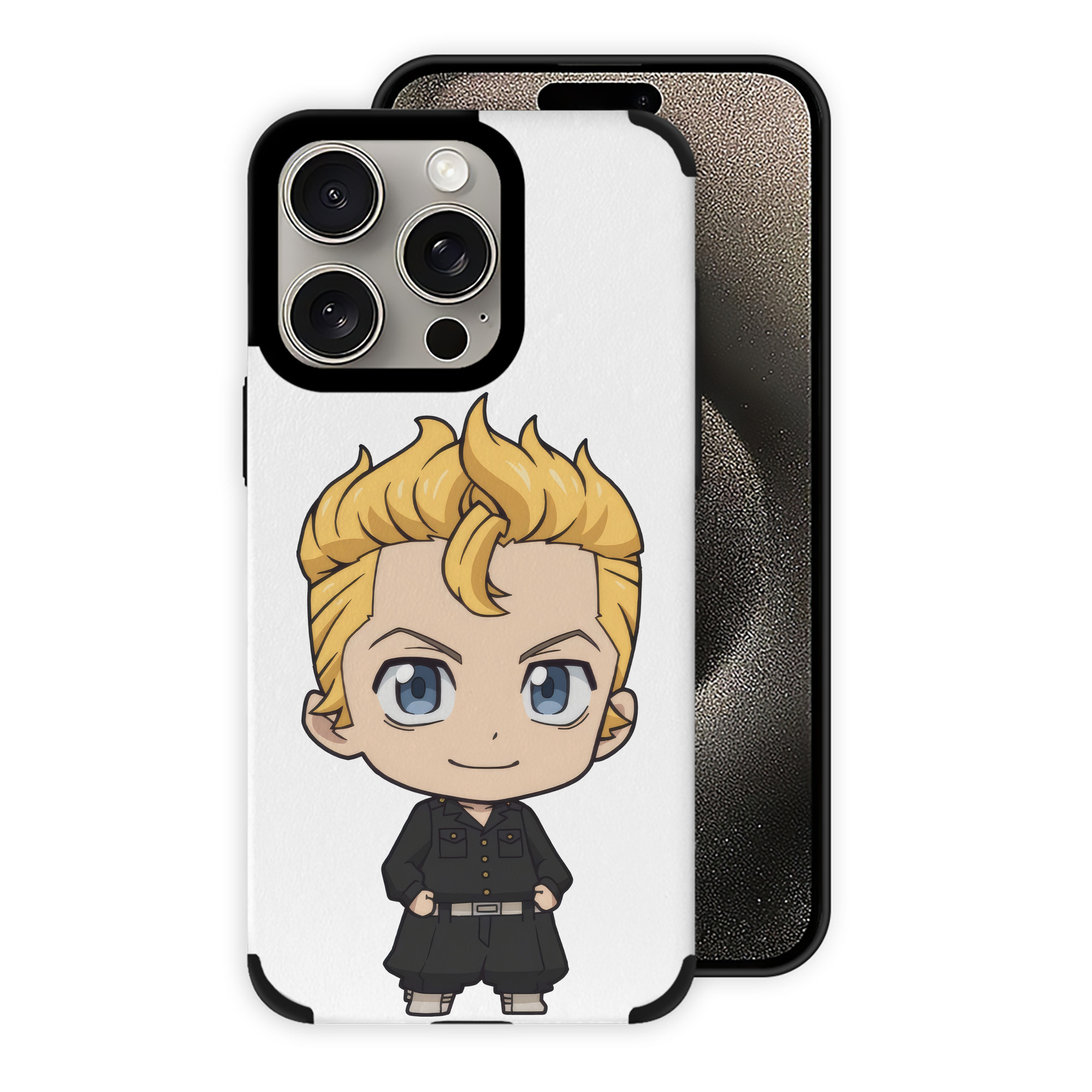 （画像用） 東京リベンジャーズ Tokyo Revengers 【iPhone15ProMax対応】 PUレザー スマホケース 耐衝撃＆黄変防止