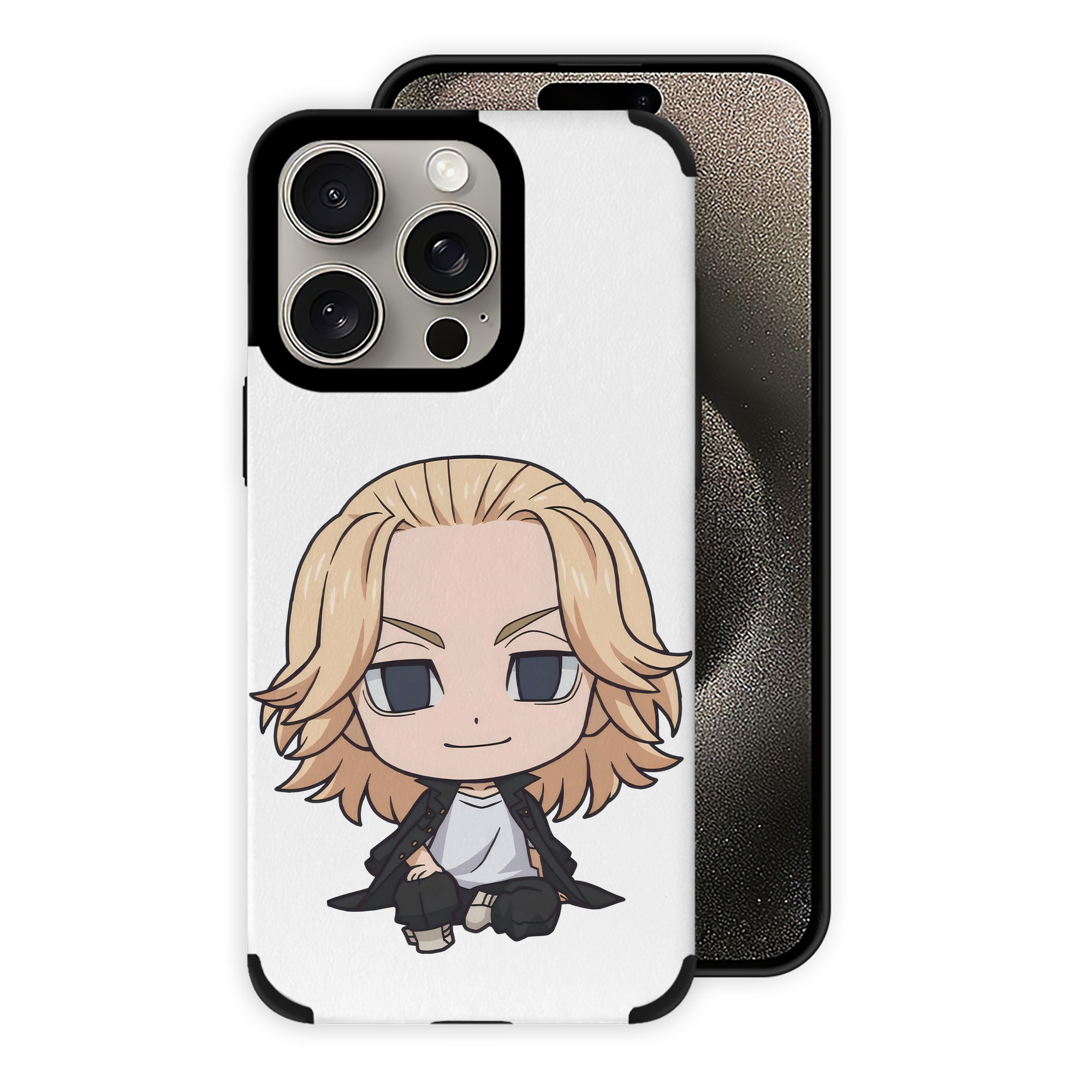（画像用） 東京リベンジャーズ Tokyo Revengers 【iPhone15ProMax対応】 PUレザー スマホケース 耐衝撃＆黄変防止