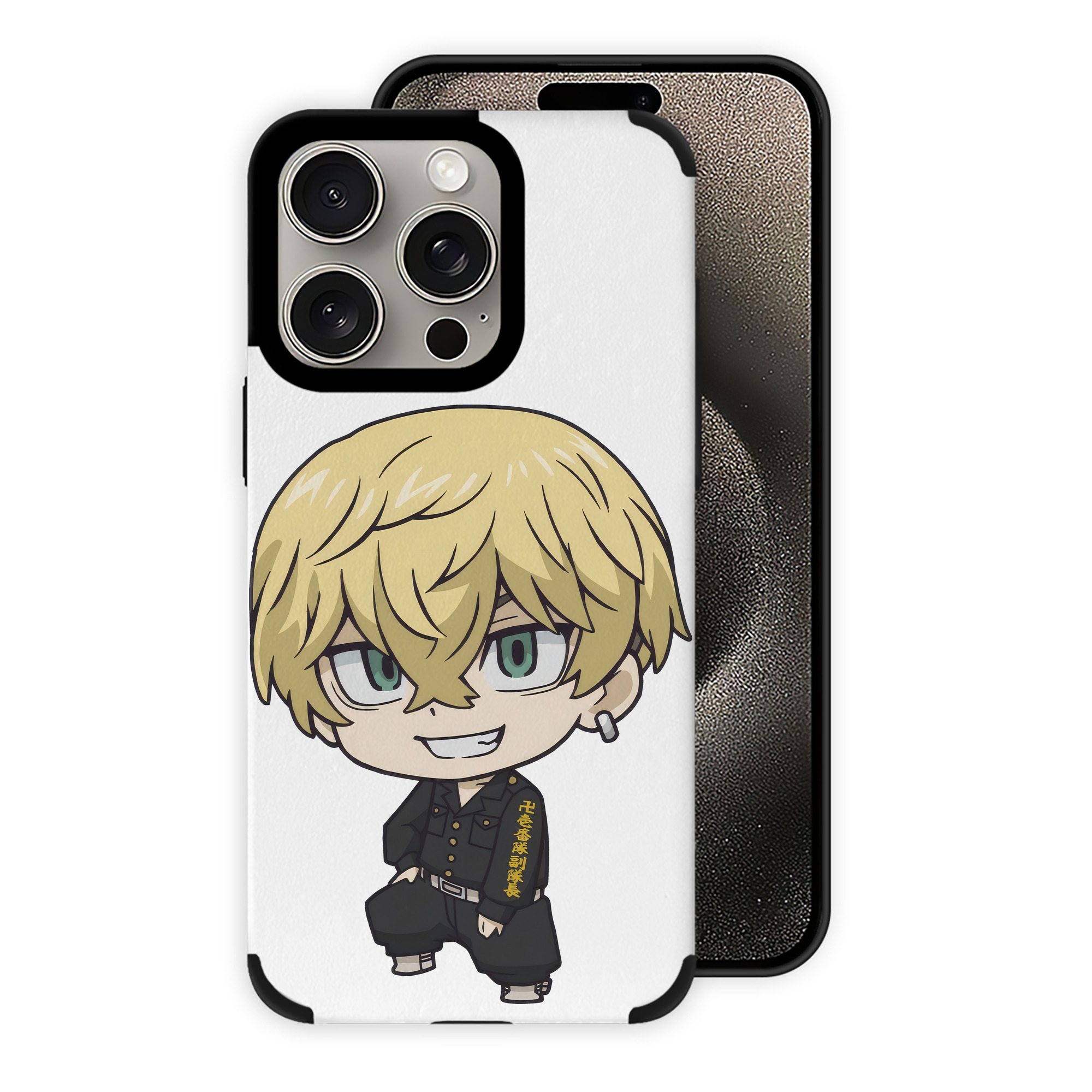 （画像用） 東京リベンジャーズ Tokyo Revengers 【iPhone15ProMax対応】 PUレザー スマホケース 耐衝撃＆黄変防止