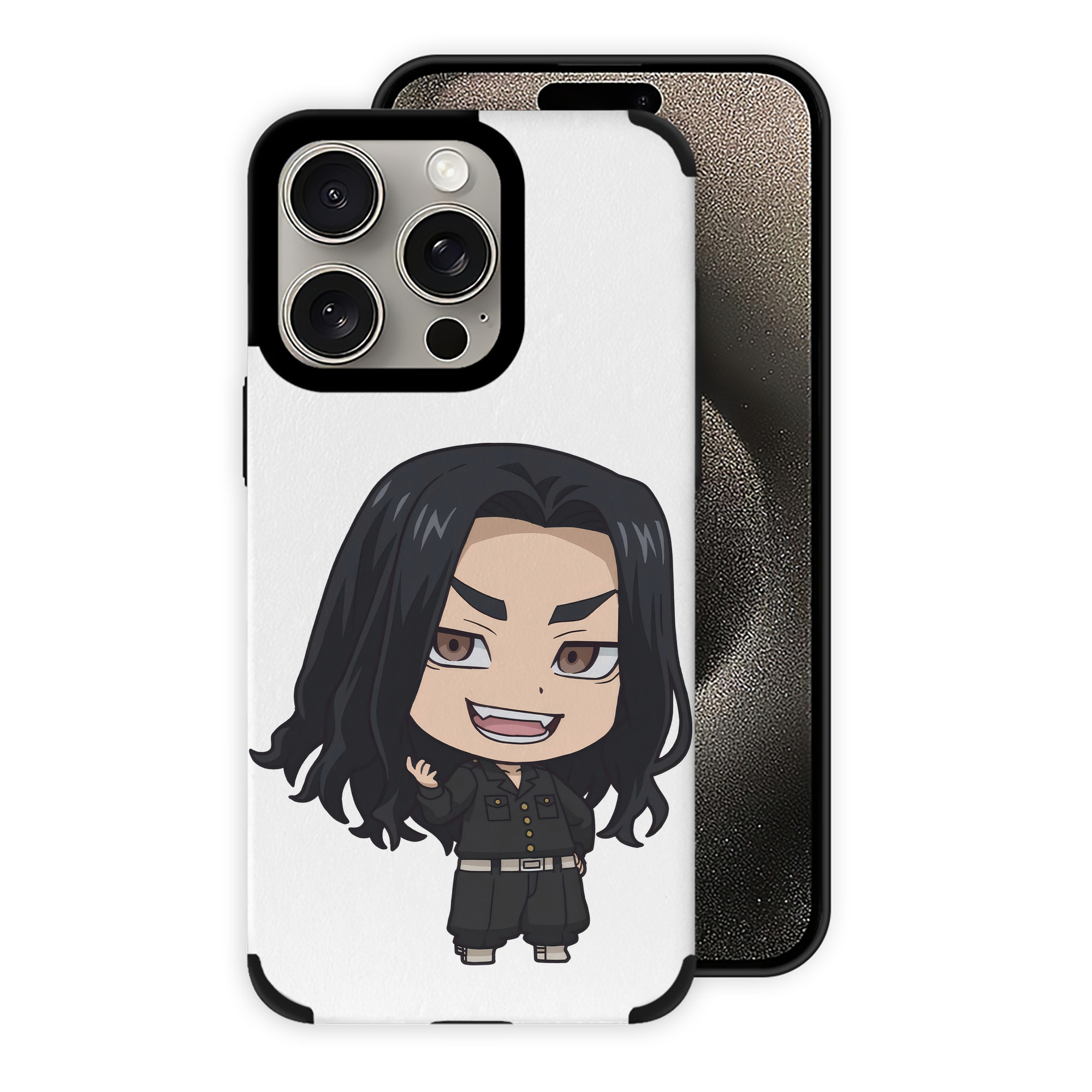 （画像用） 東京リベンジャーズ Tokyo Revengers 【iPhone15ProMax対応】 PUレザー スマホケース 耐衝撃＆黄変防止