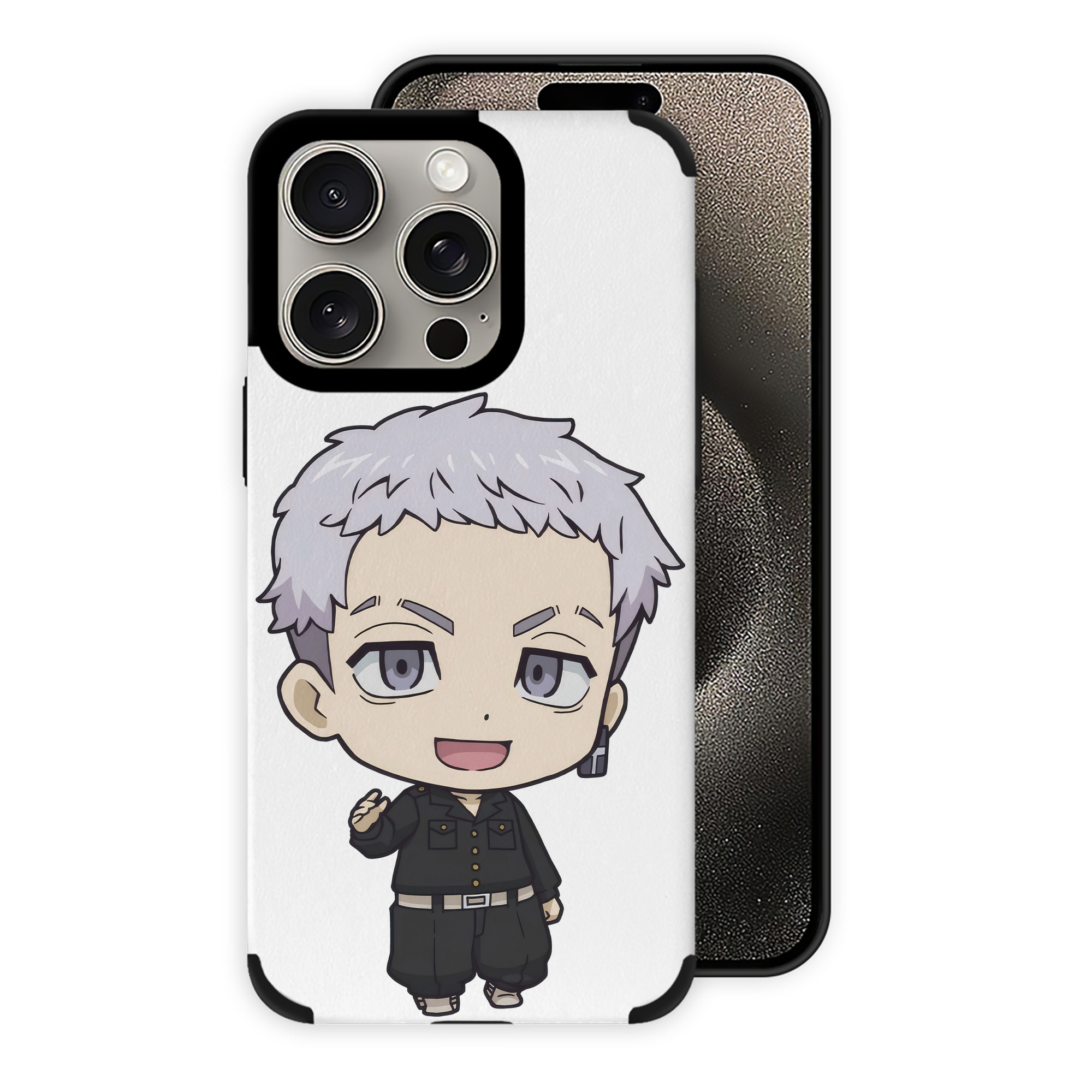 （画像用） 東京リベンジャーズ Tokyo Revengers 【iPhone15ProMax対応】 PUレザー スマホケース 耐衝撃＆黄変防止