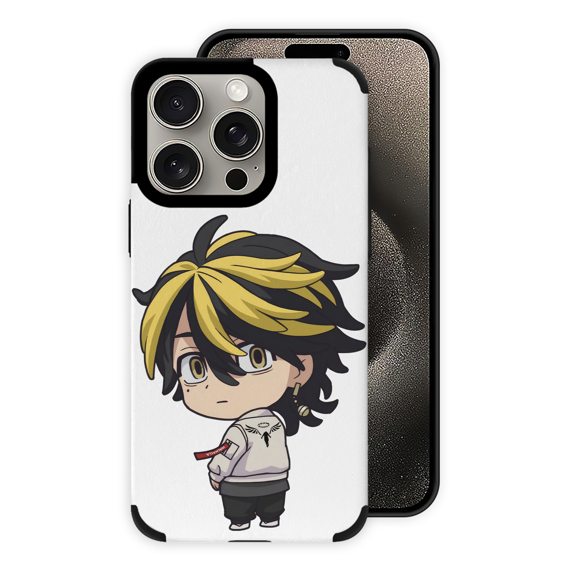 （画像用） 東京リベンジャーズ Tokyo Revengers 【iPhone15ProMax対応】 PUレザー スマホケース 耐衝撃＆黄変防止