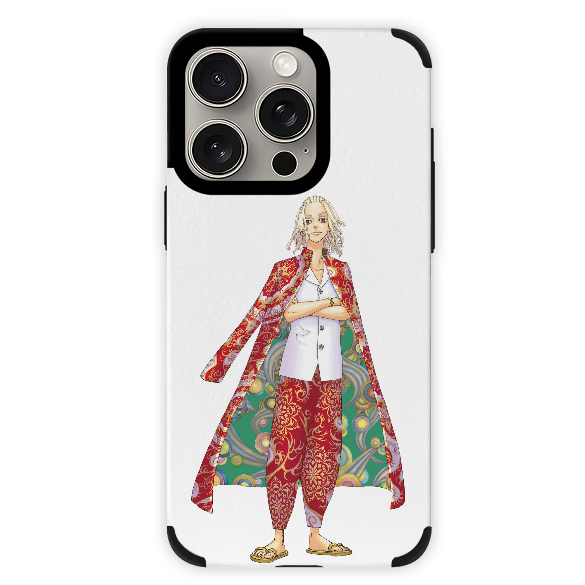 （画像用） 東京リベンジャーズ Tokyo Revengers 【iPhone15ProMax対応】 PUレザー スマホケース 耐衝撃＆黄変防止