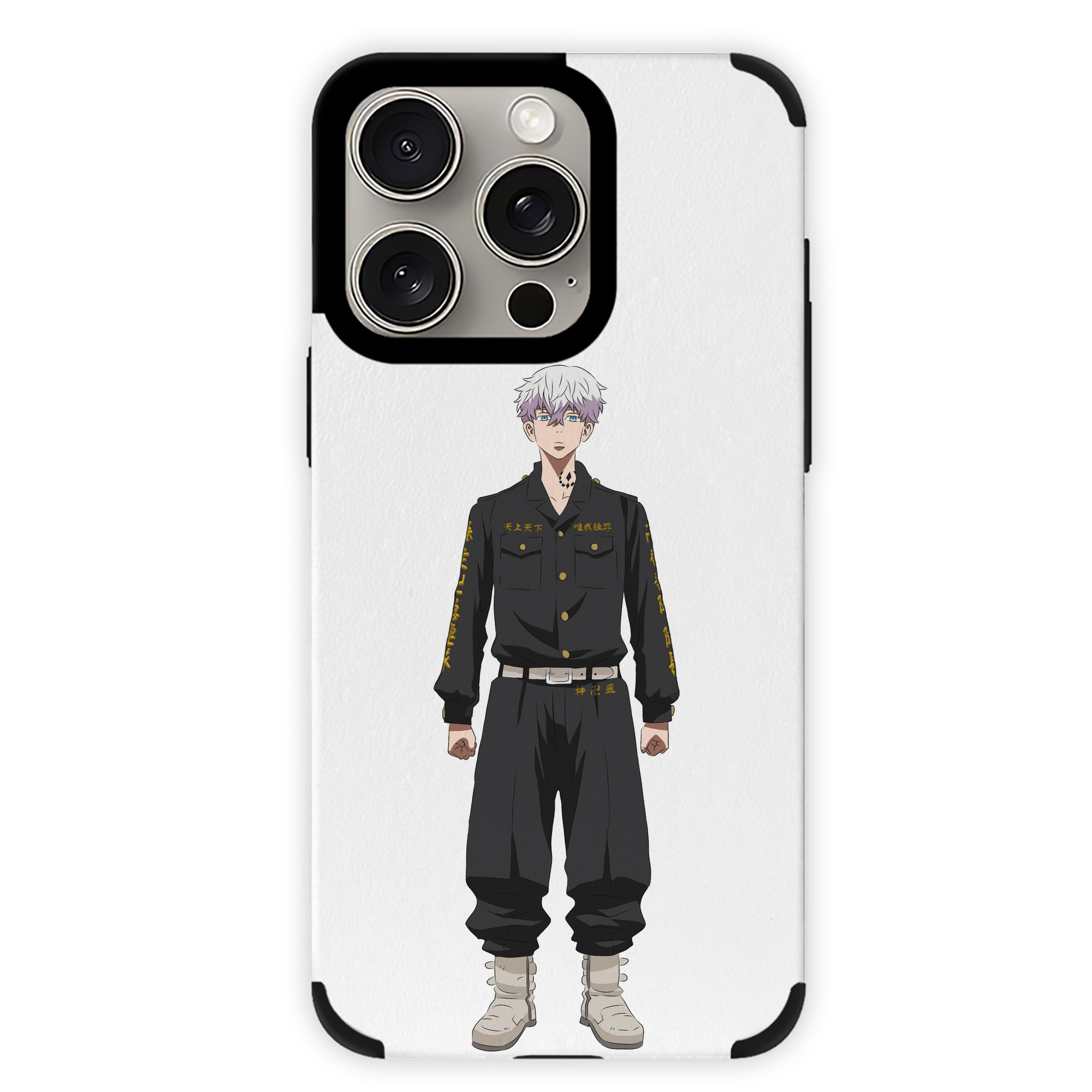 （画像用） 東京リベンジャーズ Tokyo Revengers 【iPhone15ProMax対応】 PUレザー スマホケース 耐衝撃＆黄変防止