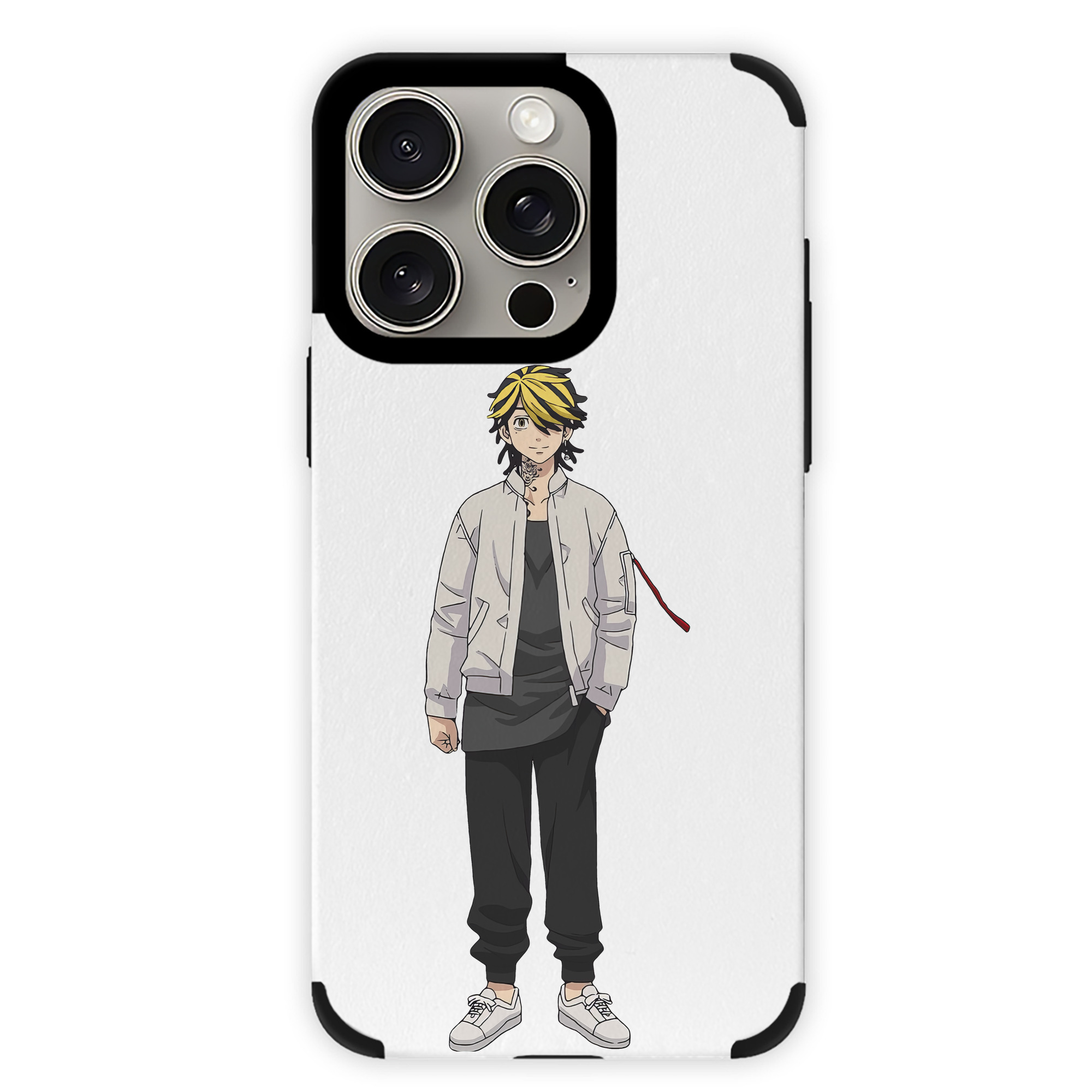 （画像用） 東京リベンジャーズ Tokyo Revengers 【iPhone15ProMax対応】 PUレザー スマホケース 耐衝撃＆黄変防止