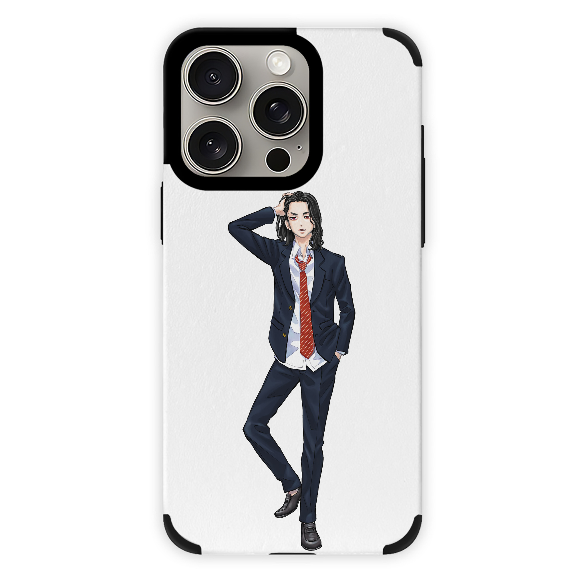 （画像用） 東京リベンジャーズ Tokyo Revengers 【iPhone15ProMax対応】 PUレザー スマホケース 耐衝撃＆黄変防止