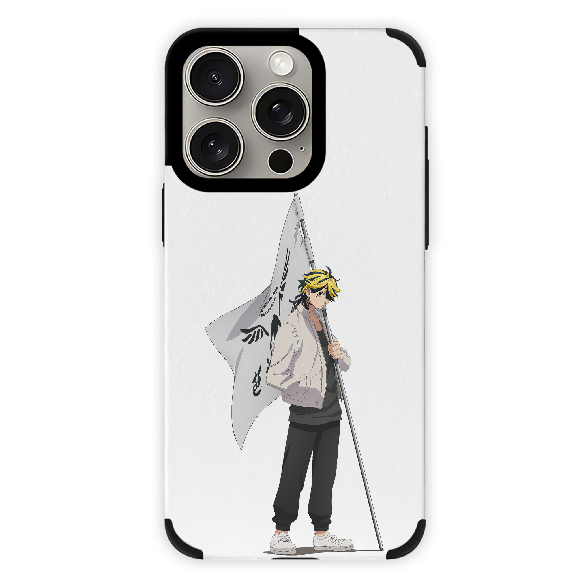 （画像用） 東京リベンジャーズ Tokyo Revengers 【iPhone15ProMax対応】 PUレザー スマホケース 耐衝撃＆黄変防止