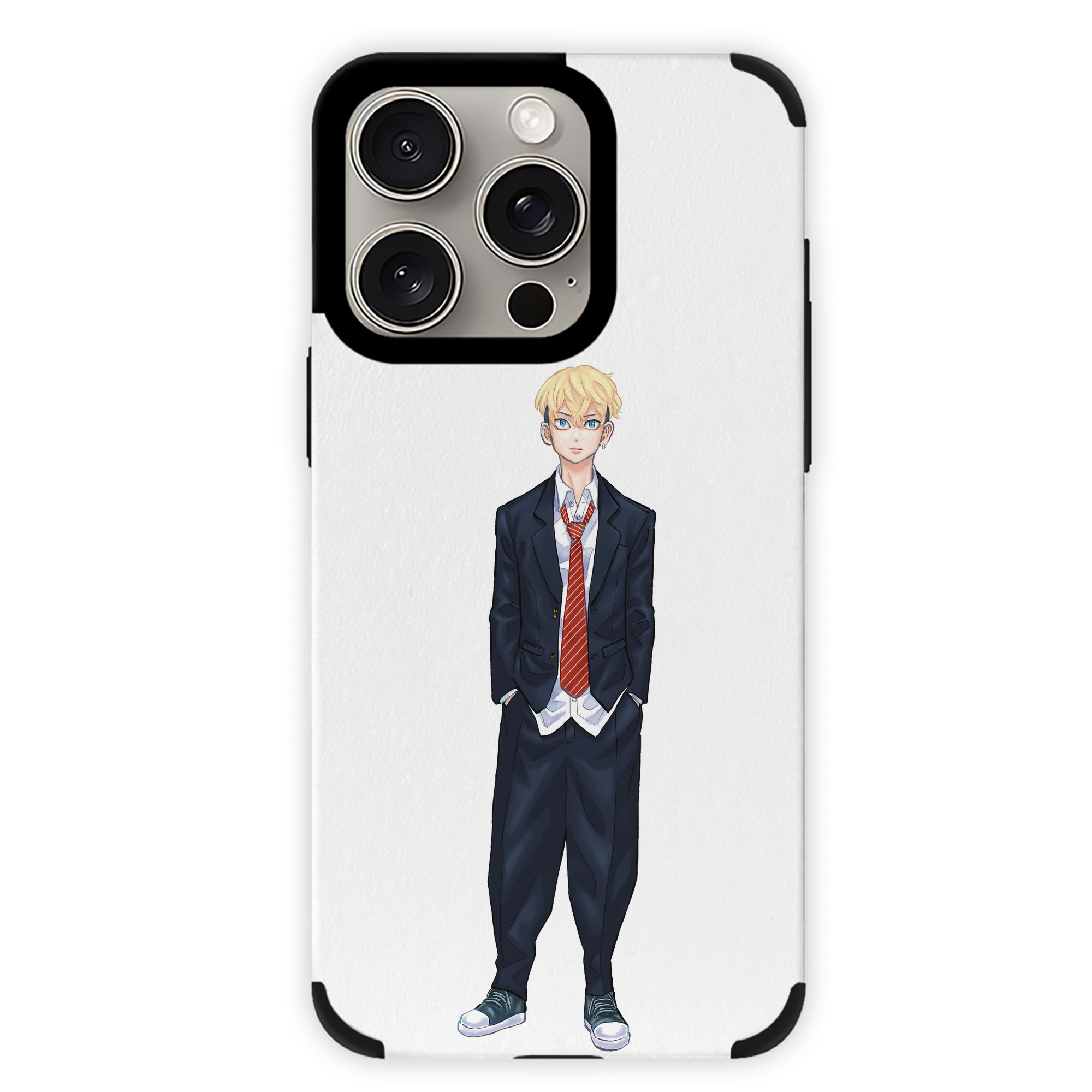 （画像用） 東京リベンジャーズ Tokyo Revengers 【iPhone15ProMax対応】 PUレザー スマホケース 耐衝撃＆黄変防止