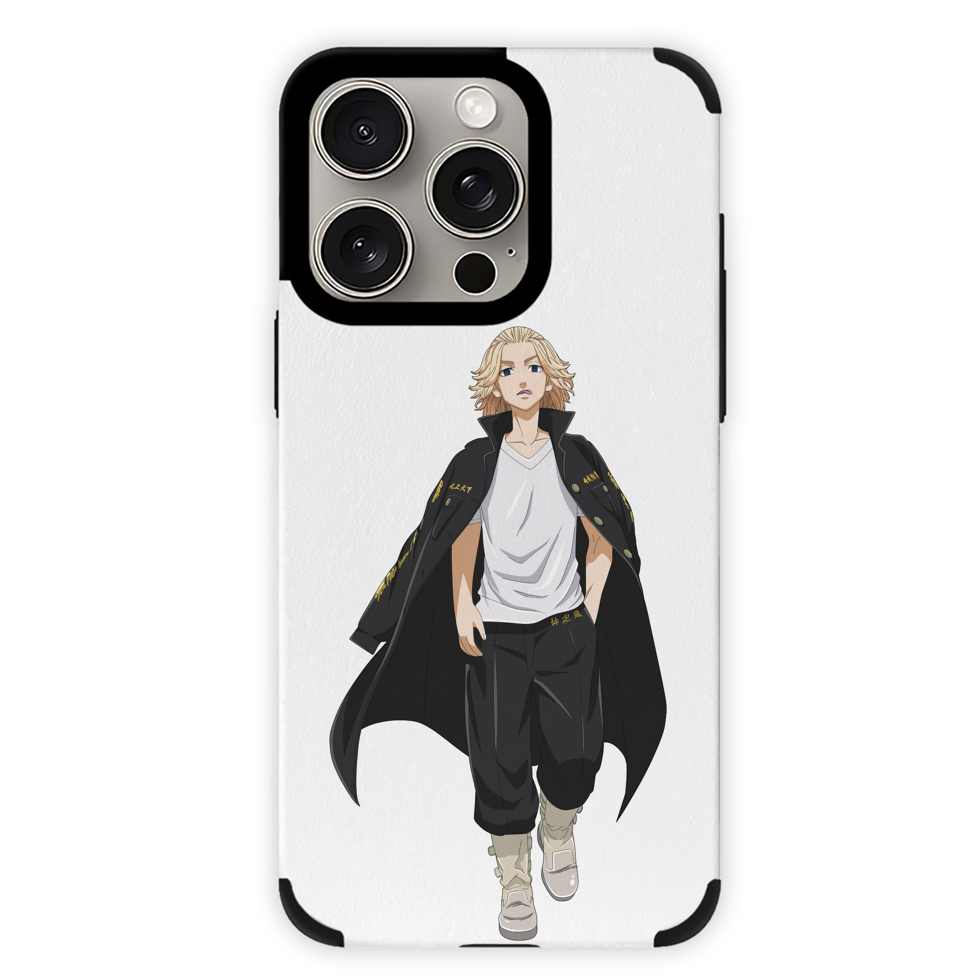 （画像用） 東京リベンジャーズ Tokyo Revengers 【iPhone15ProMax対応】 PUレザー スマホケース 耐衝撃＆黄変防止