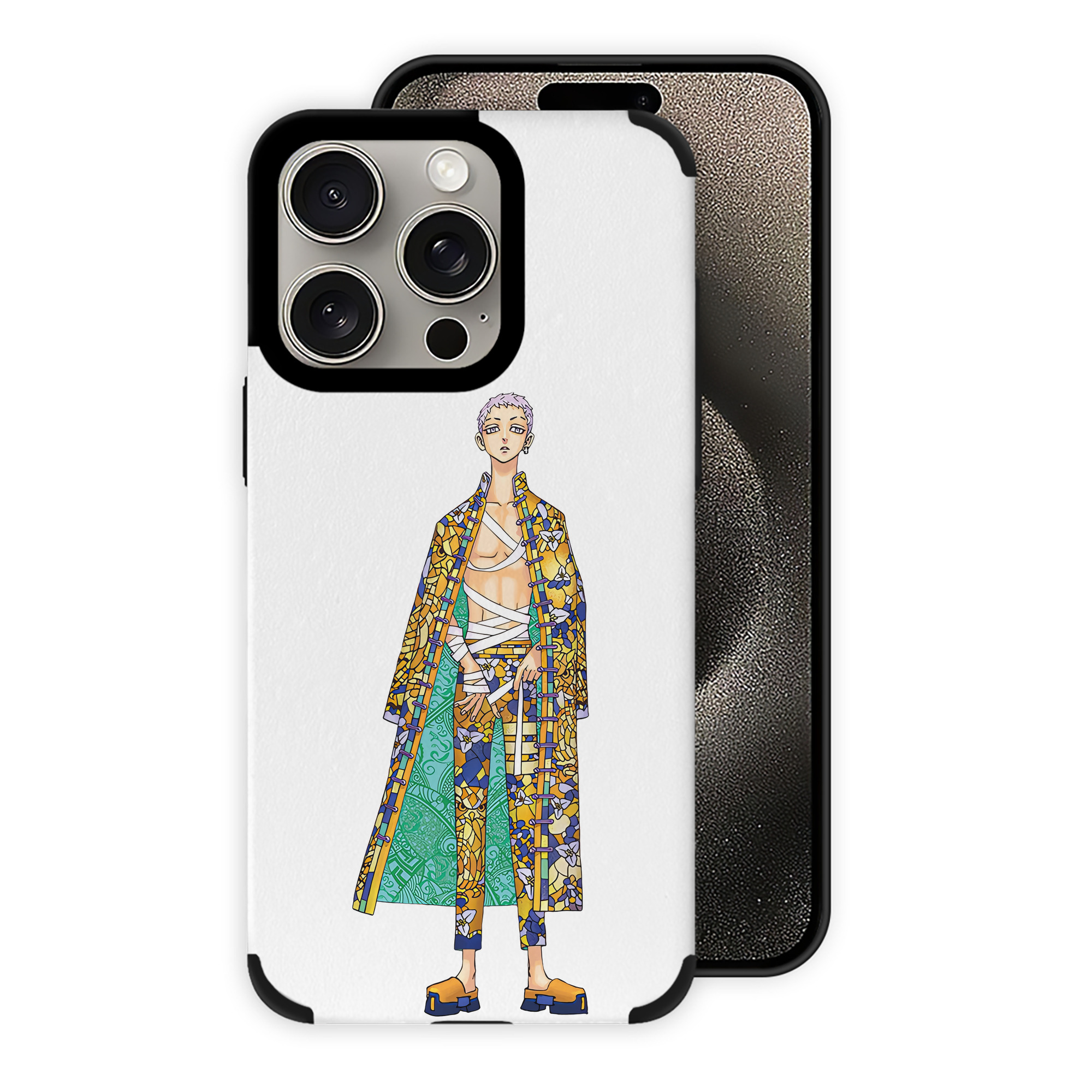 （画像用） 東京リベンジャーズ Tokyo Revengers 【iPhone15ProMax対応】 PUレザー スマホケース 耐衝撃＆黄変防止