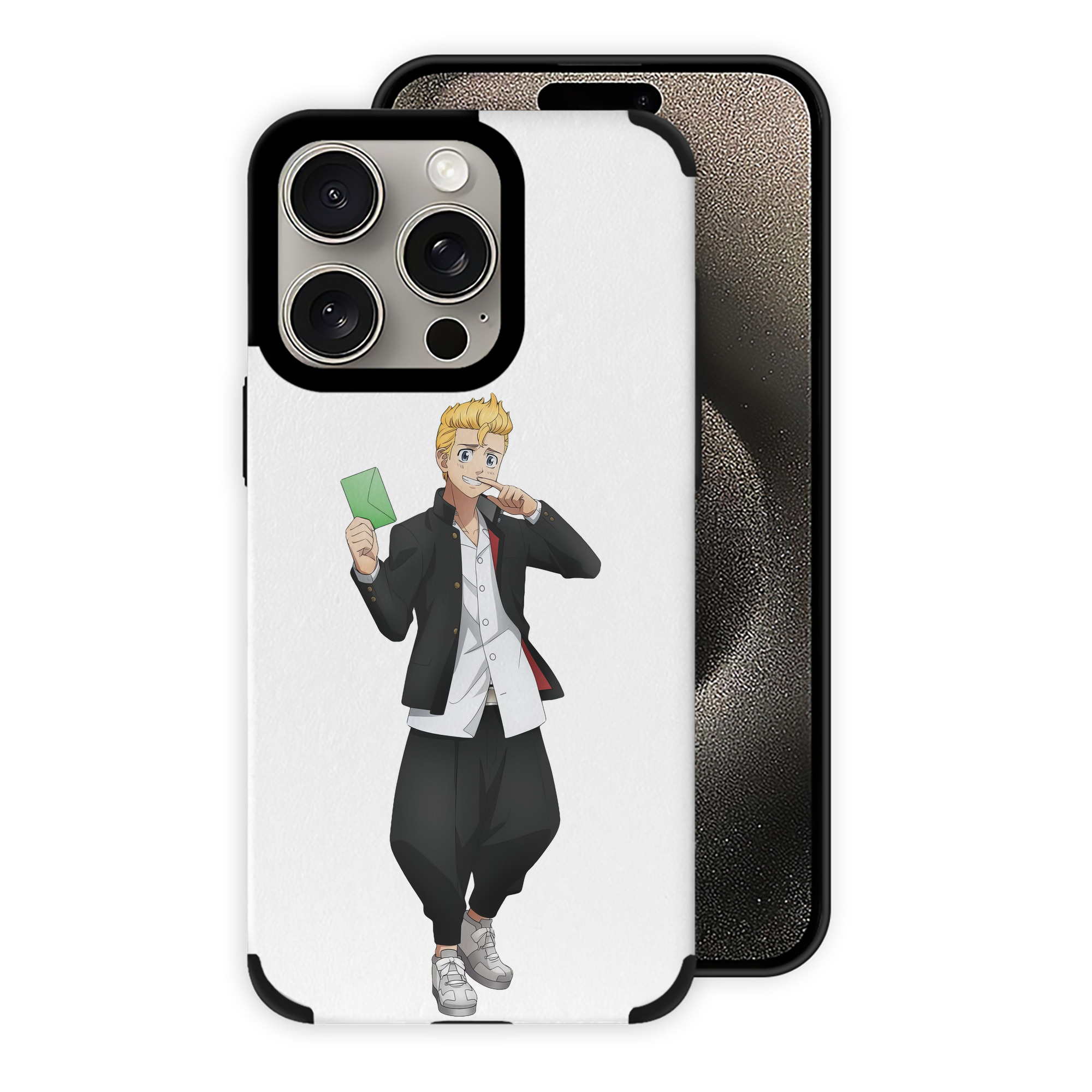 （画像用） 東京リベンジャーズ Tokyo Revengers 【iPhone15ProMax対応】 PUレザー スマホケース 耐衝撃＆黄変防止