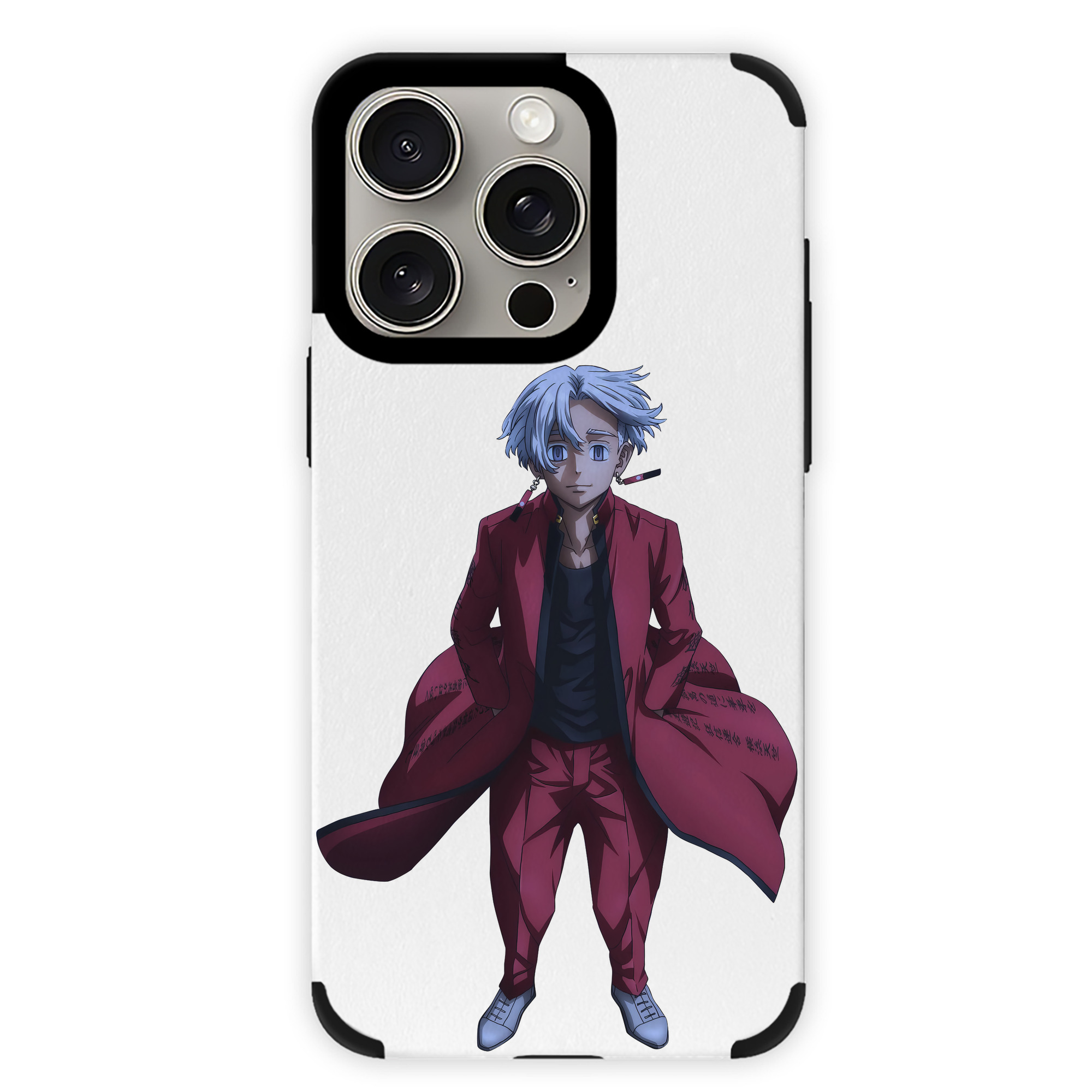 （画像用） 東京リベンジャーズ Tokyo Revengers 【iPhone15ProMax対応】 PUレザー スマホケース 耐衝撃＆黄変防止