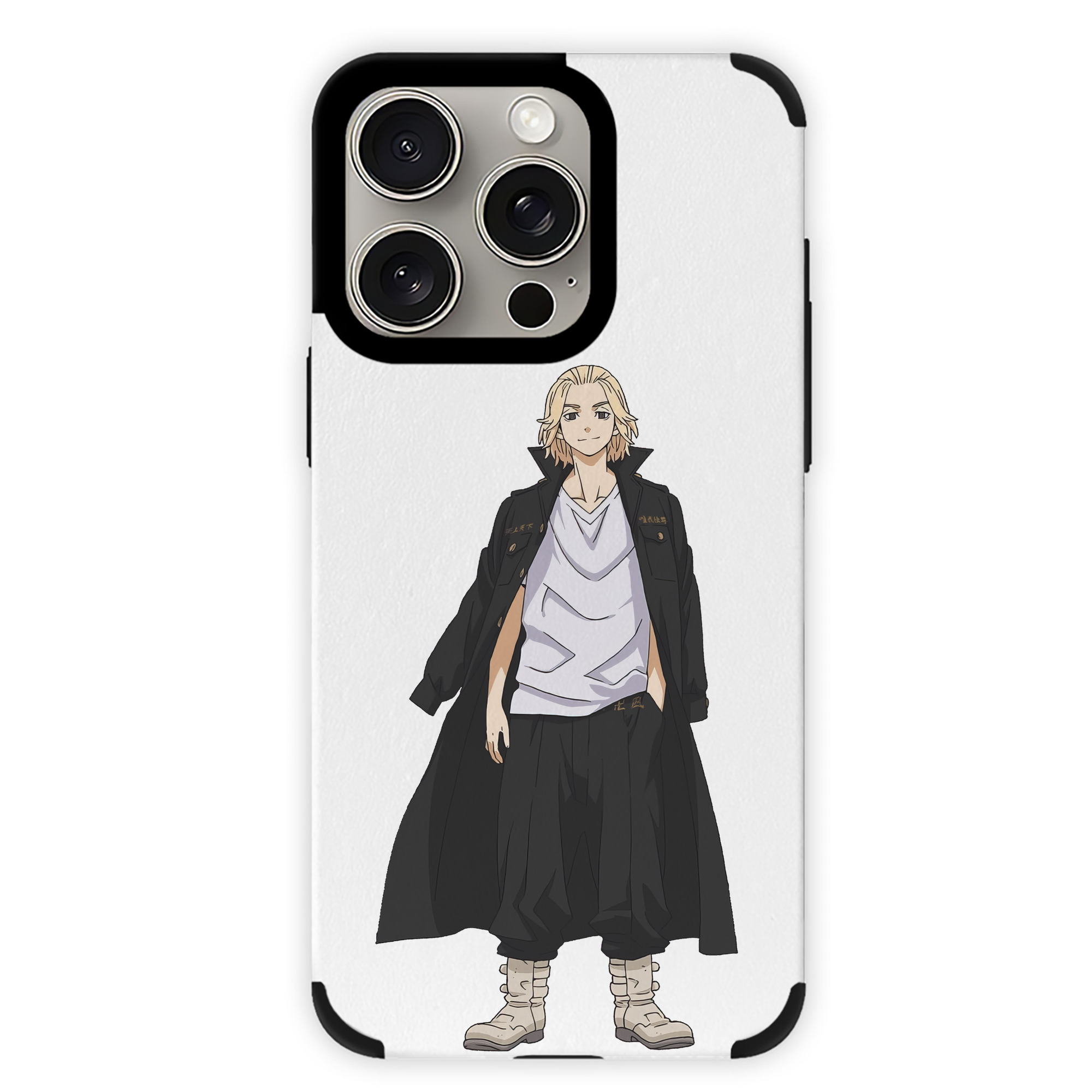 （画像用） 東京リベンジャーズ Tokyo Revengers 【iPhone15ProMax対応】 PUレザー スマホケース 耐衝撃＆黄変防止