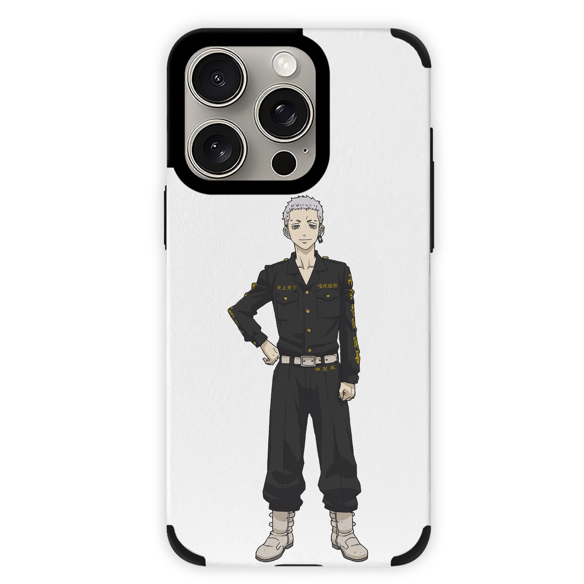 （画像用） 東京リベンジャーズ Tokyo Revengers 【iPhone15ProMax対応】 PUレザー スマホケース 耐衝撃＆黄変防止