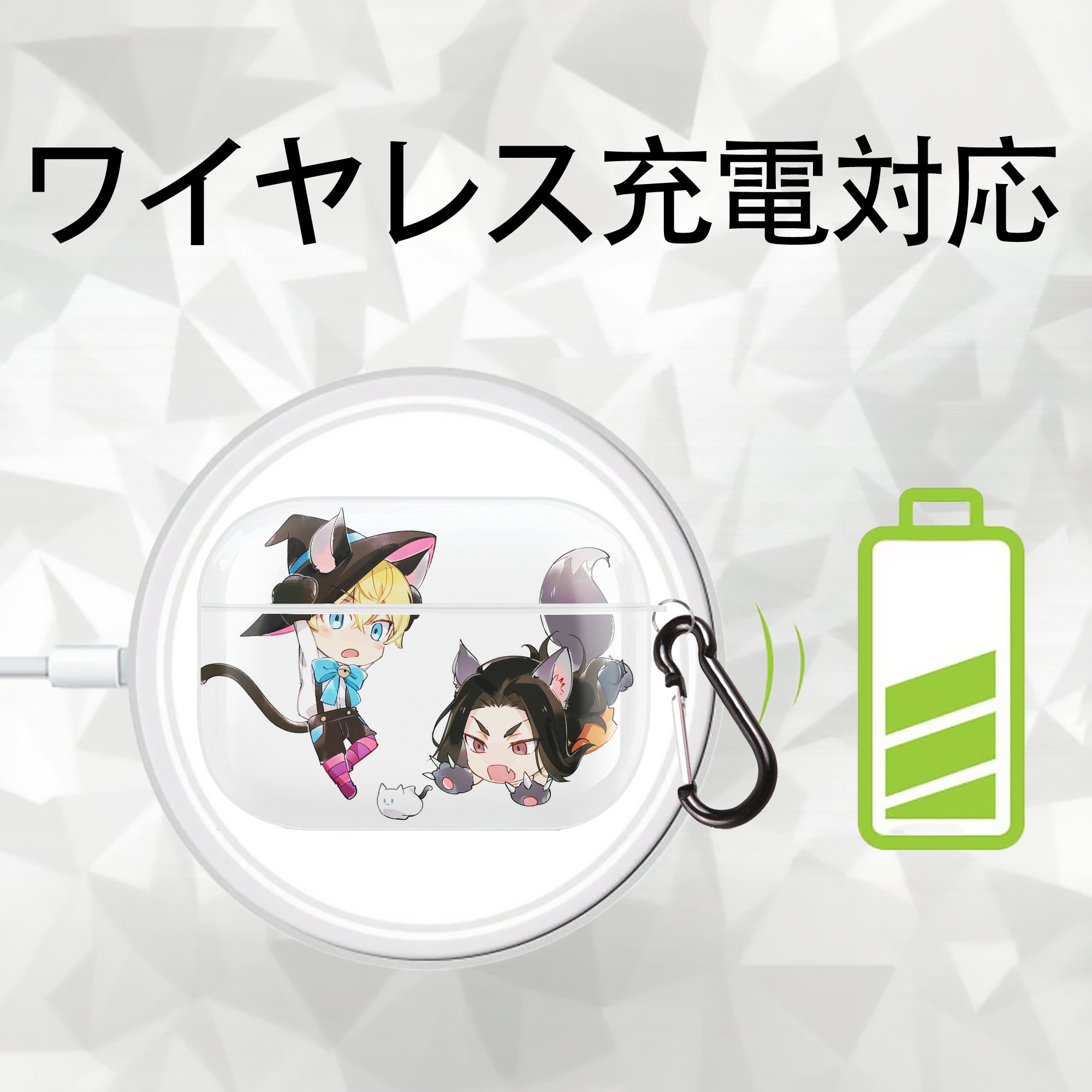 東京リベンジャーズ Tokyo Revengers 【AirPods Pro用】ハードシェル保護ケース 耐衝撃・防指紋・カラビナ付き商品仕様