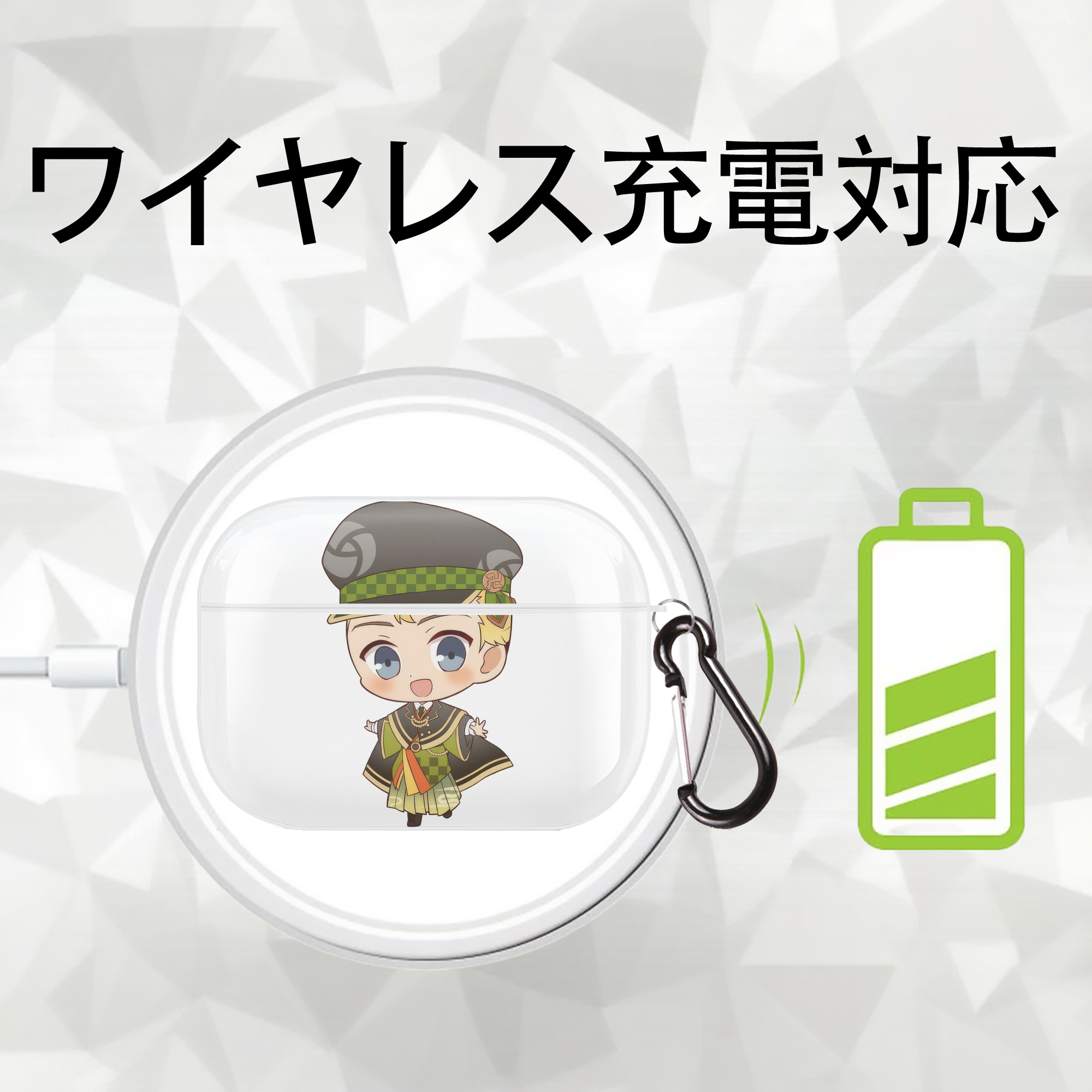 東京リベンジャーズ Tokyo Revengers 【AirPods Pro用】ハードシェル保護ケース 耐衝撃・防指紋・カラビナ付き商品仕様