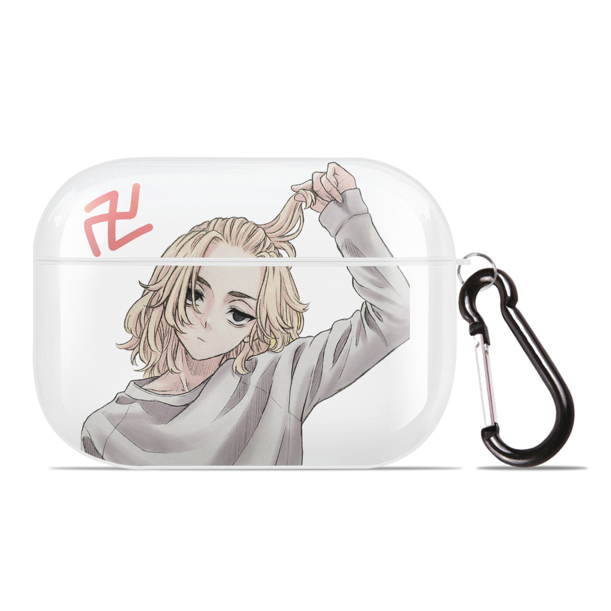 （画像用） 東京リベンジャーズ Tokyo Revengers 【AirPods Pro用】ハードシェル保護ケース 耐衝撃・防指紋・カラビナ付き商品仕様