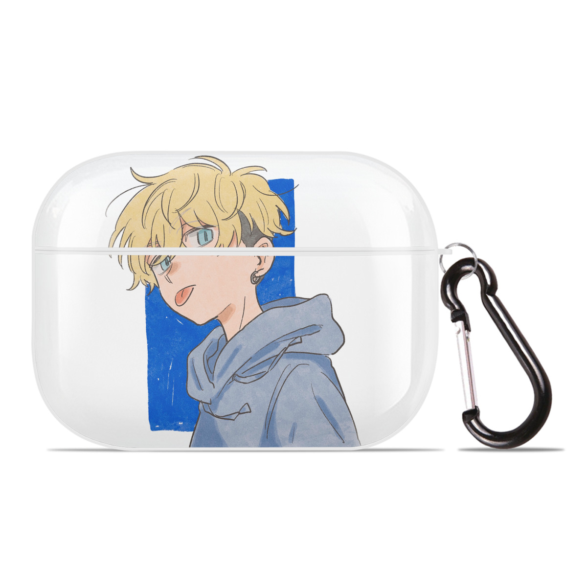 （画像用） 東京リベンジャーズ Tokyo Revengers 【AirPods Pro用】ハードシェル保護ケース 耐衝撃・防指紋・カラビナ付き商品仕様