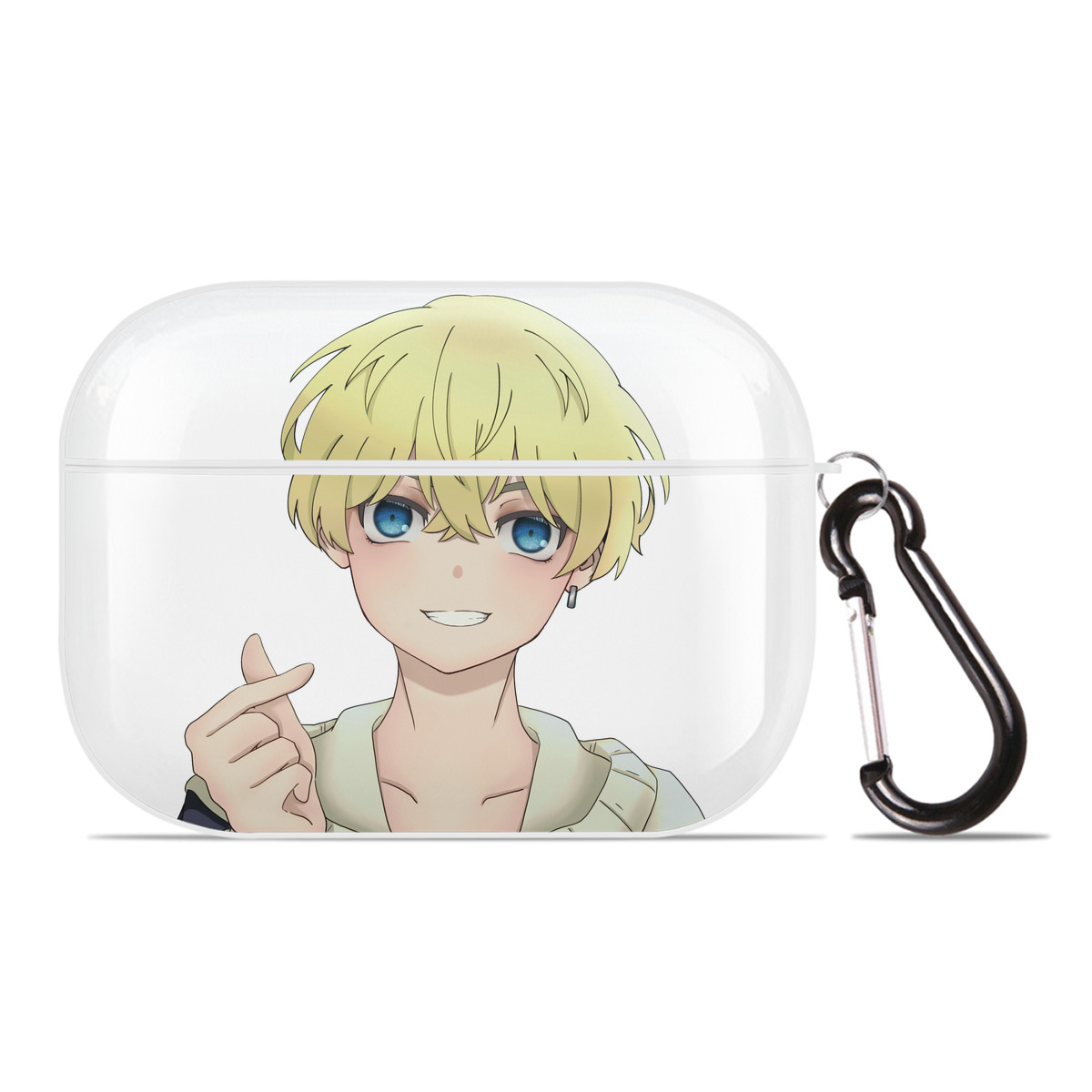 （画像用） 東京リベンジャーズ Tokyo Revengers 【AirPods Pro用】ハードシェル保護ケース 耐衝撃・防指紋・カラビナ付き商品仕様