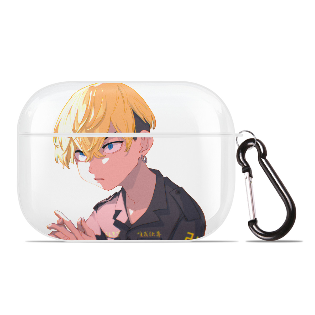 （画像用） 東京リベンジャーズ Tokyo Revengers 【AirPods Pro用】ハードシェル保護ケース 耐衝撃・防指紋・カラビナ付き商品仕様
