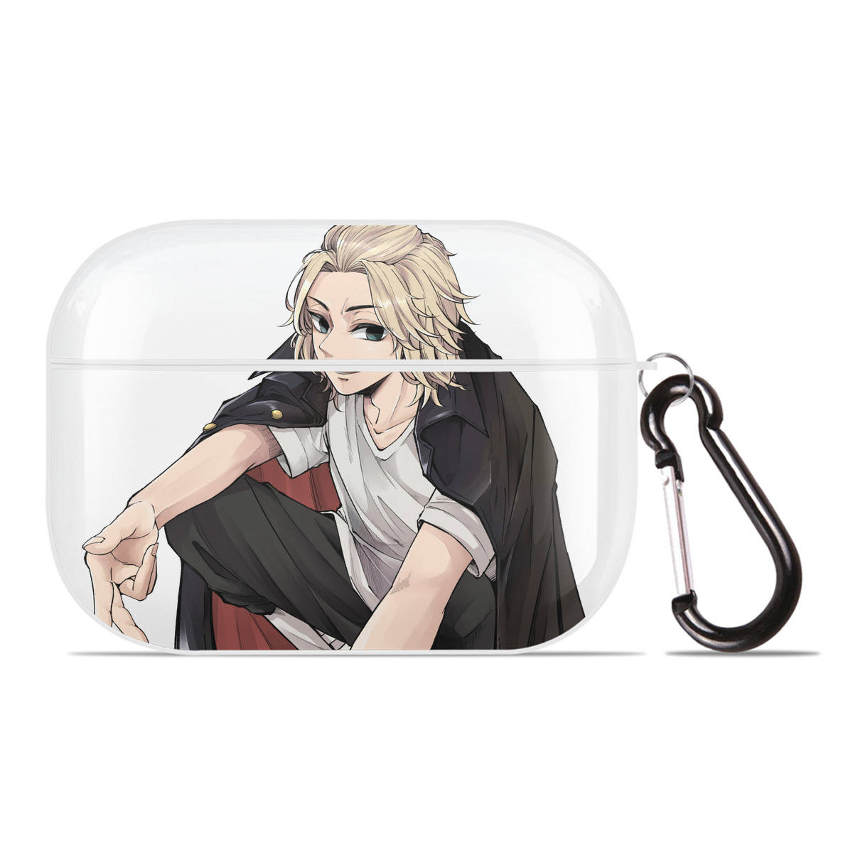 （画像用） 東京リベンジャーズ Tokyo Revengers 【AirPods Pro用】ハードシェル保護ケース 耐衝撃・防指紋・カラビナ付き商品仕様