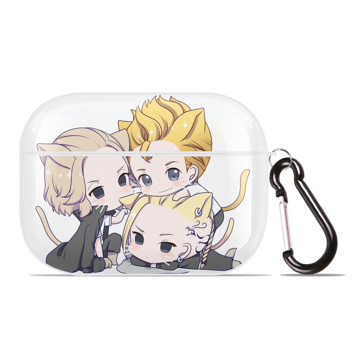 （画像用） 東京リベンジャーズ Tokyo Revengers 【AirPods Pro用】ハードシェル保護ケース 耐衝撃・防指紋・カラビナ付き商品仕様