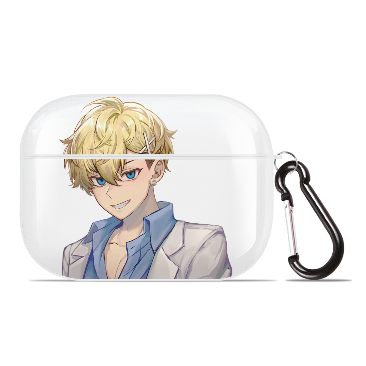 （画像用） 東京リベンジャーズ Tokyo Revengers 【AirPods Pro用】ハードシェル保護ケース 耐衝撃・防指紋・カラビナ付き商品仕様